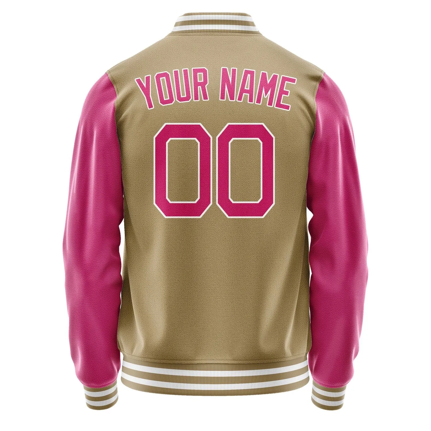 Custom Light Khaki Pink Jacket sold by Tailorly product image thumbnail 4