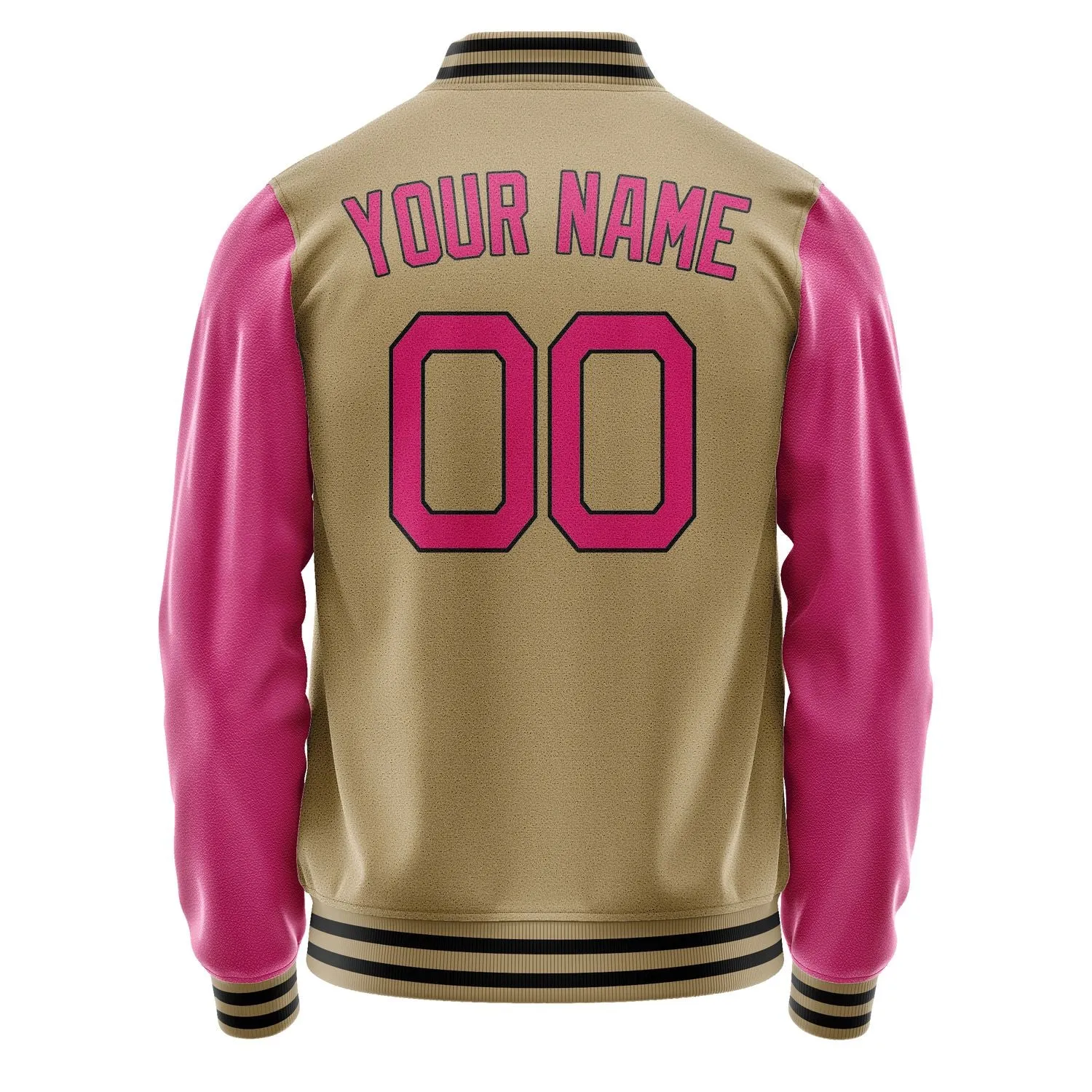 Custom Light Khaki Pink Jacket sold by Tailorly product image thumbnail 4