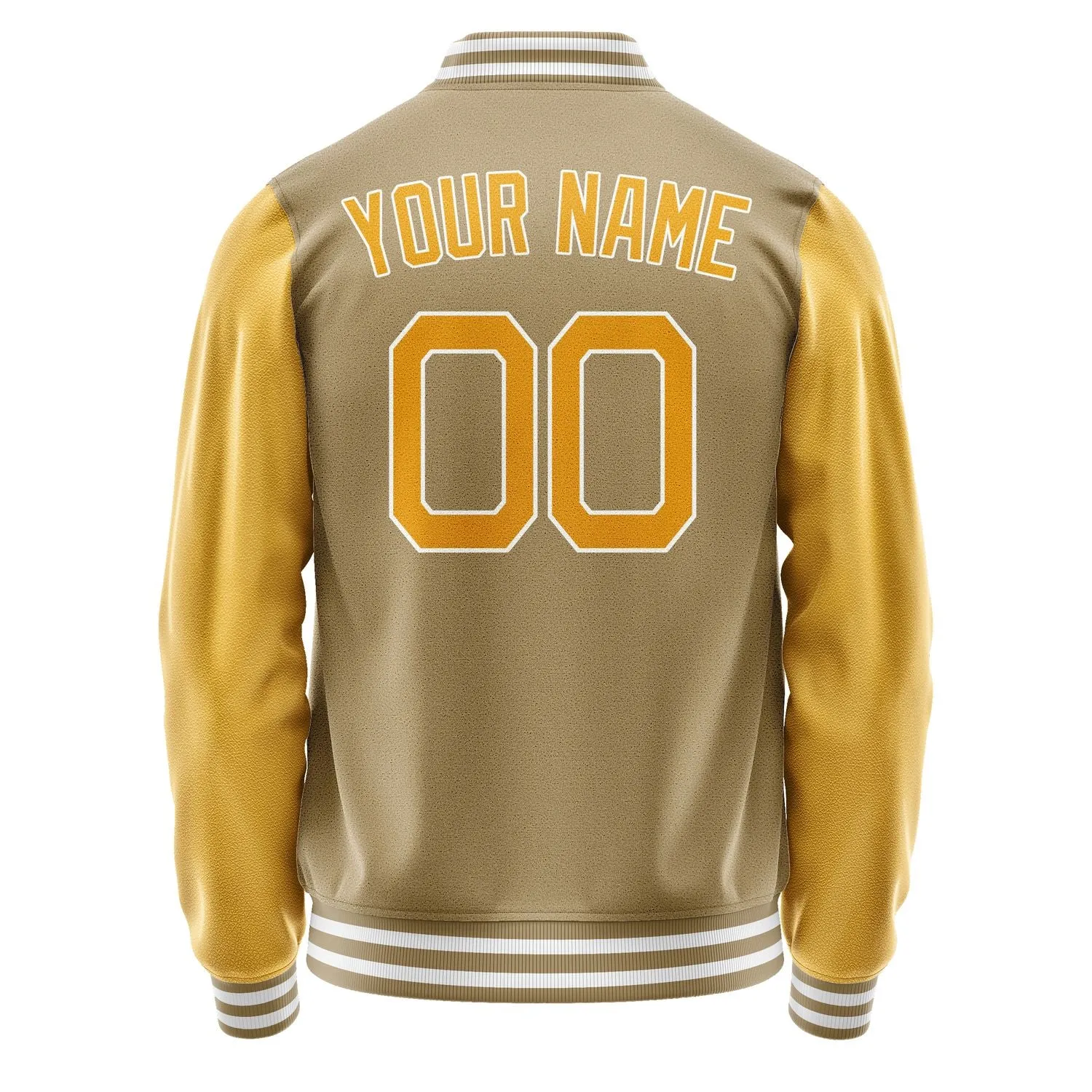Custom Light Khaki Yellow Jacket sold by Tailorly product image thumbnail 4