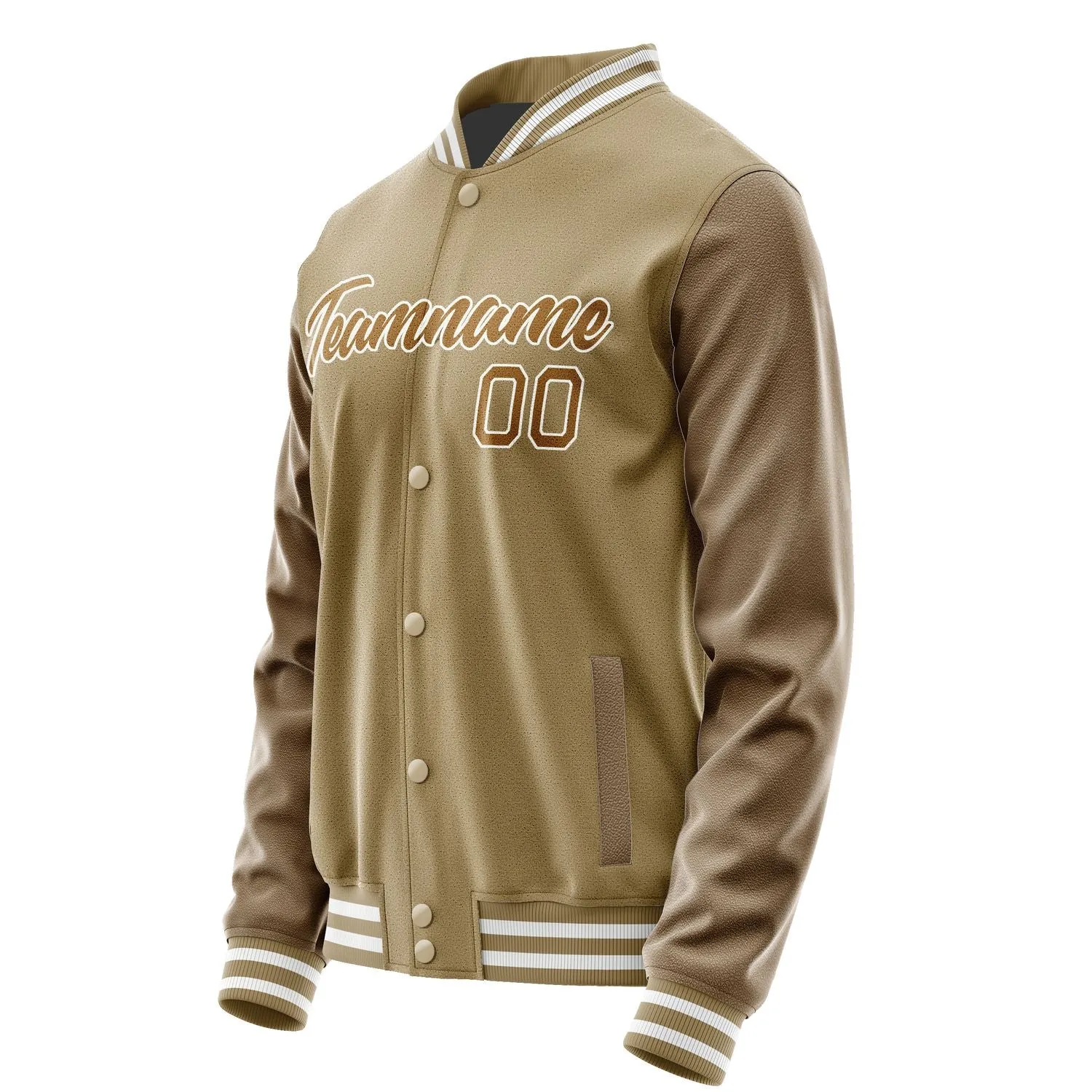 Custom Light Khaki Khaki Jacket sold by Tailorly product image thumbnail 3