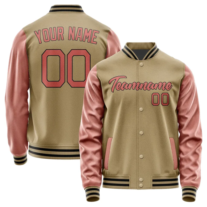 Custom Light Khaki Copper Rose Jacket sold by Tailorly