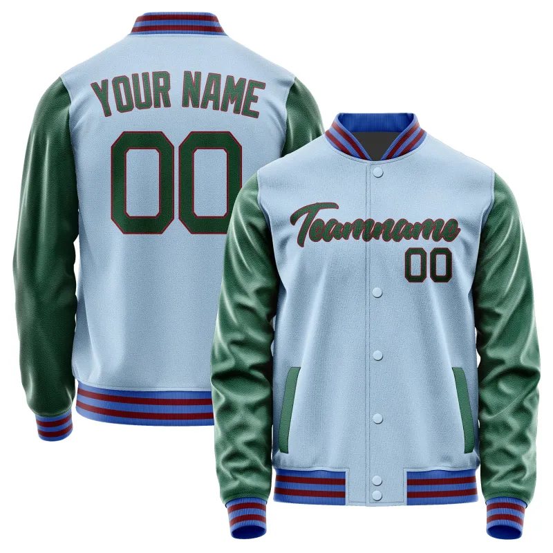 Custom Light Blue Green Jacket sold by Tailorly
