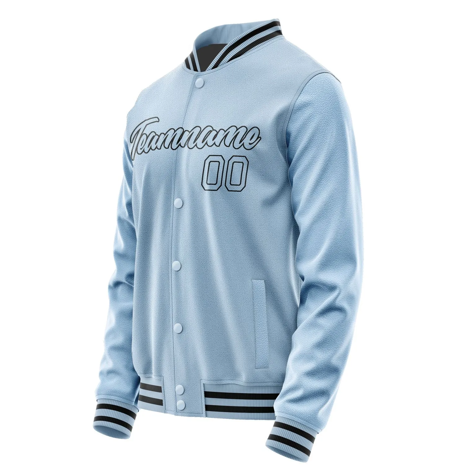 Custom Light Blue Light Blue Jacket sold by Tailorly product image thumbnail 3