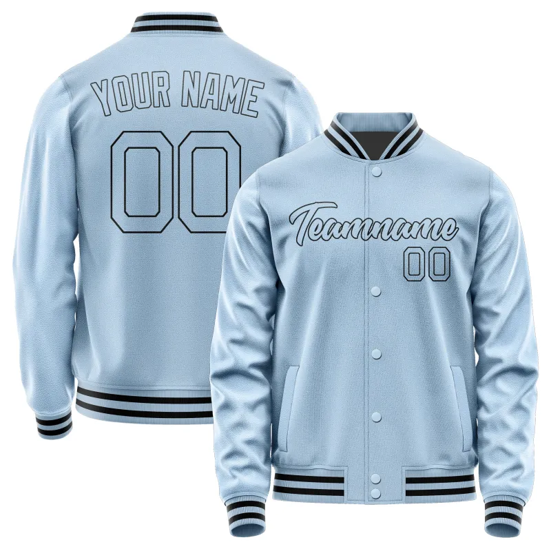 Custom Light Blue Light Blue Jacket sold by Tailorly