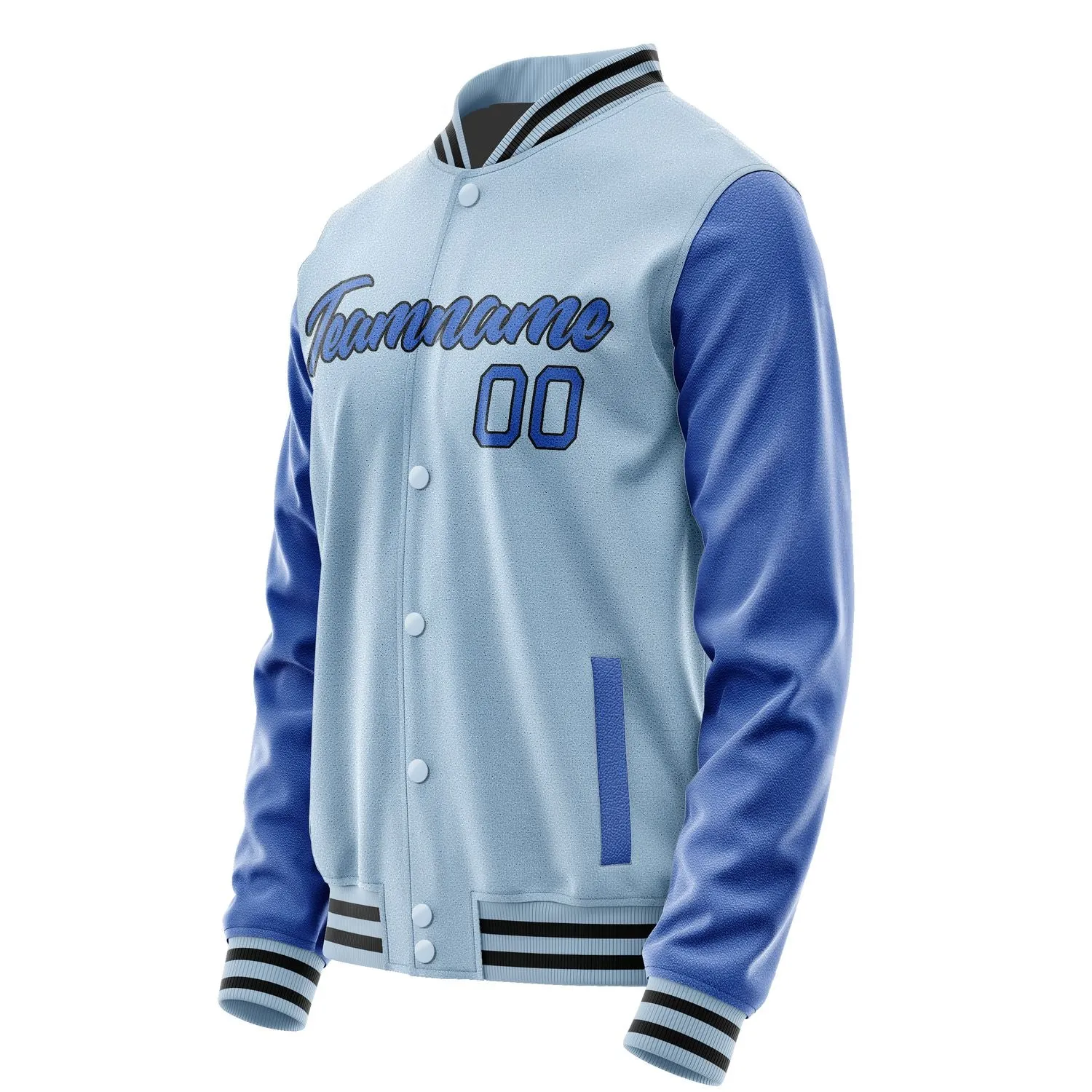 Custom Light Blue Sky Blue Jacket sold by Tailorly product image thumbnail 3
