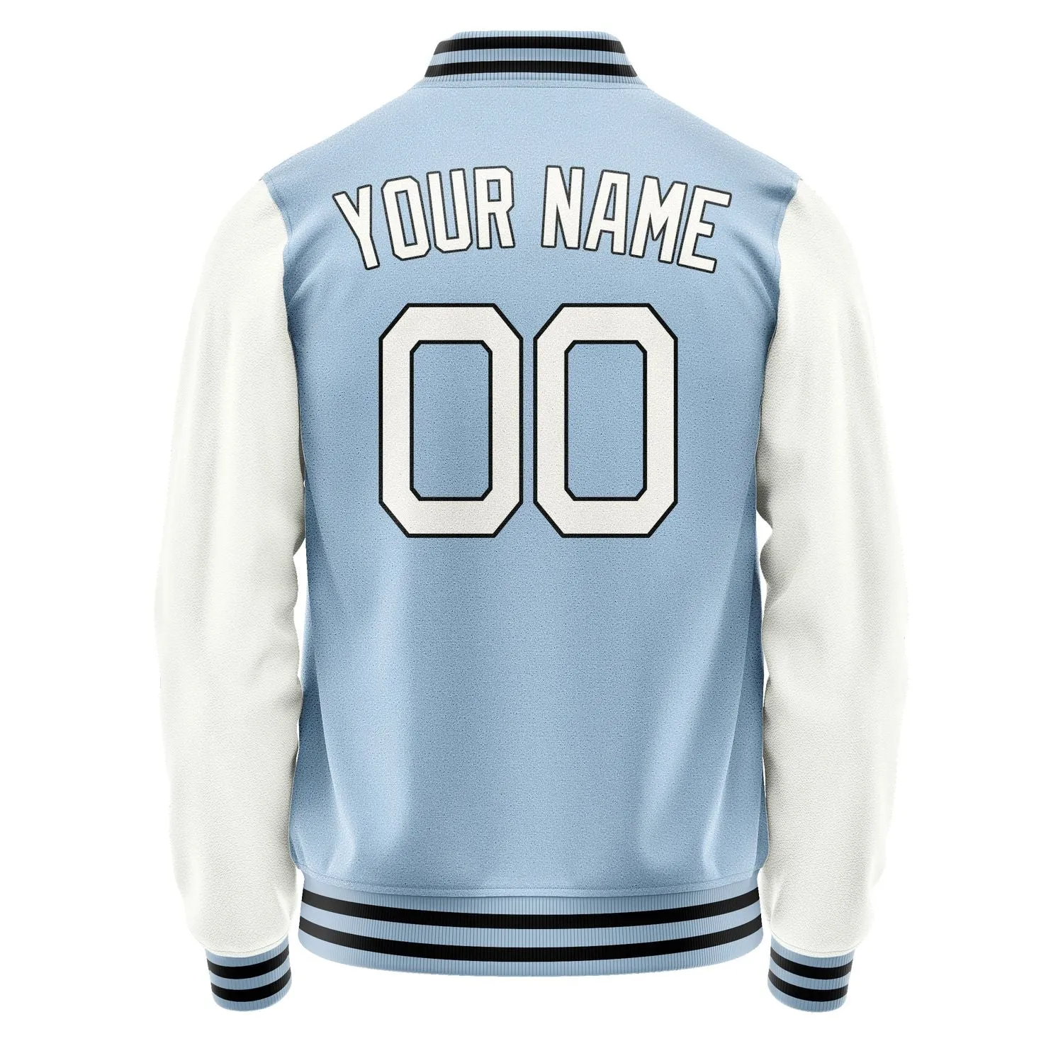 Custom Light Blue White Jacket sold by Tailorly product image thumbnail 4