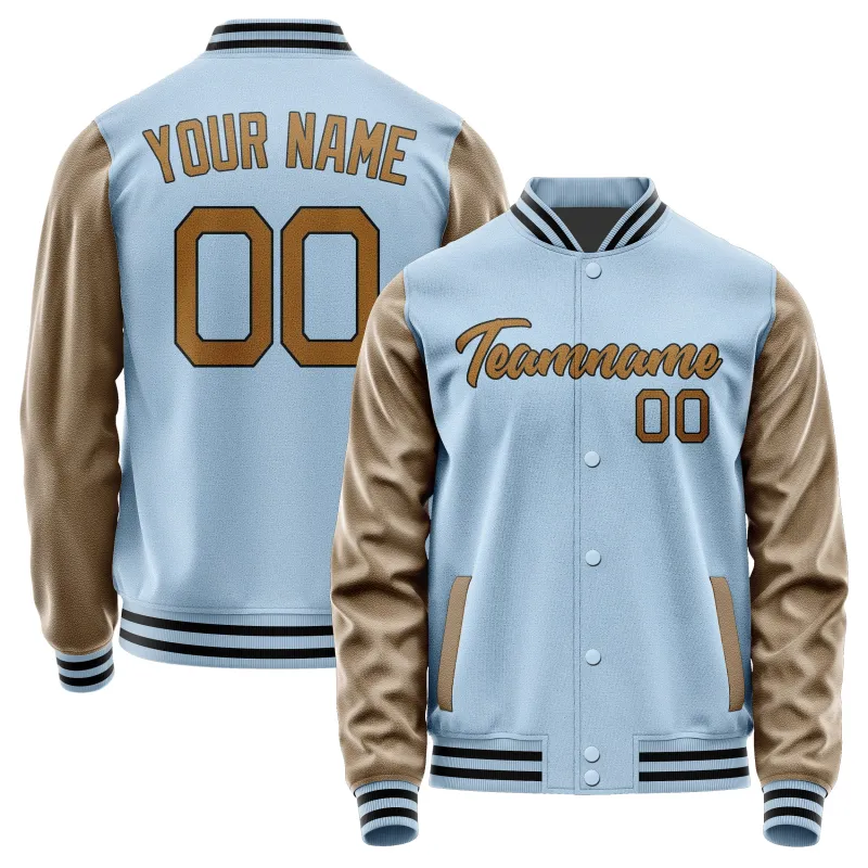 Custom Light Blue Khaki Jacket sold by Tailorly