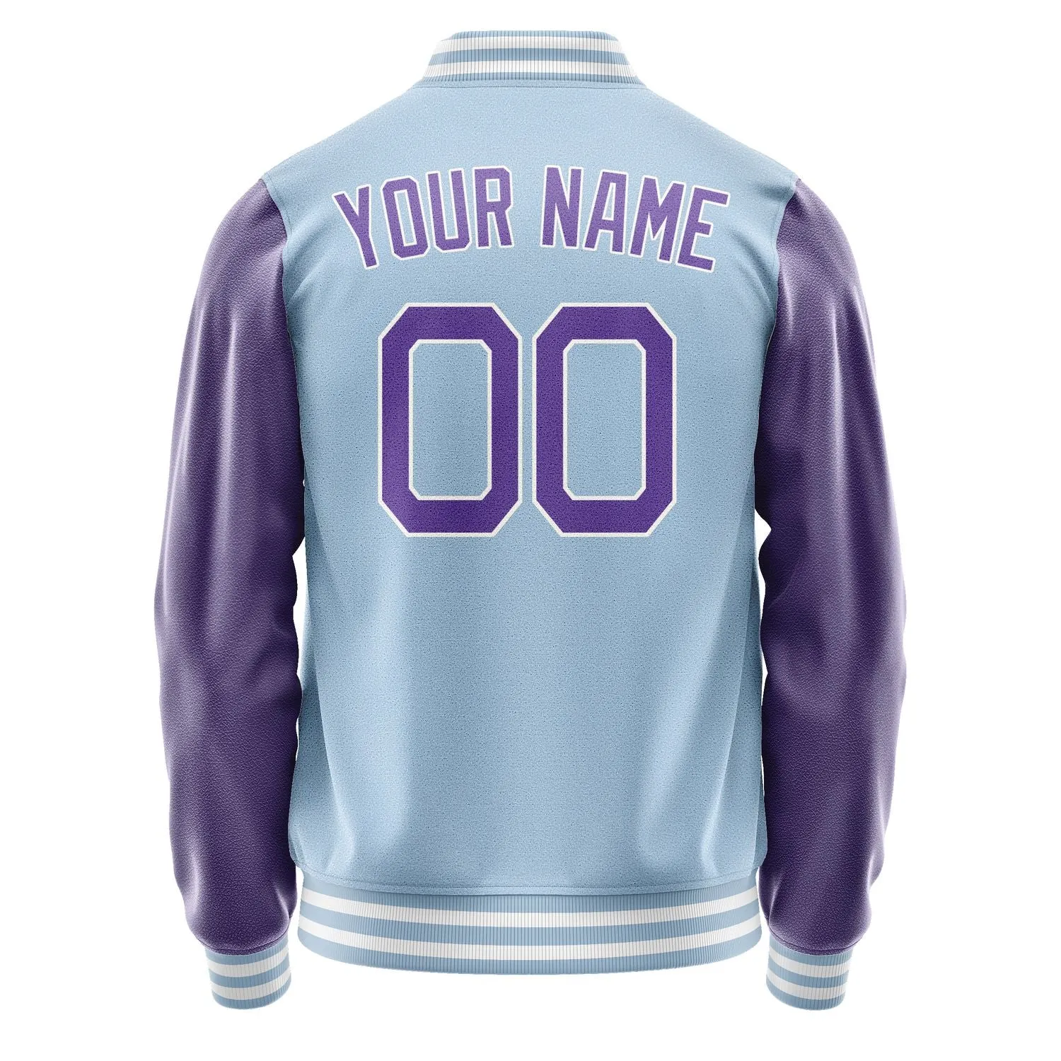 Custom Light Blue Light Purple Jacket sold by Tailorly product image thumbnail 4