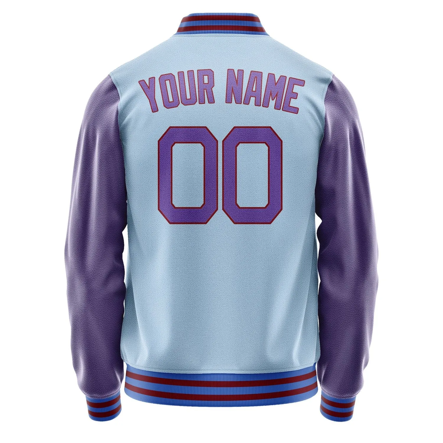 Custom Light Blue Light Purple Jacket sold by Tailorly product image thumbnail 4