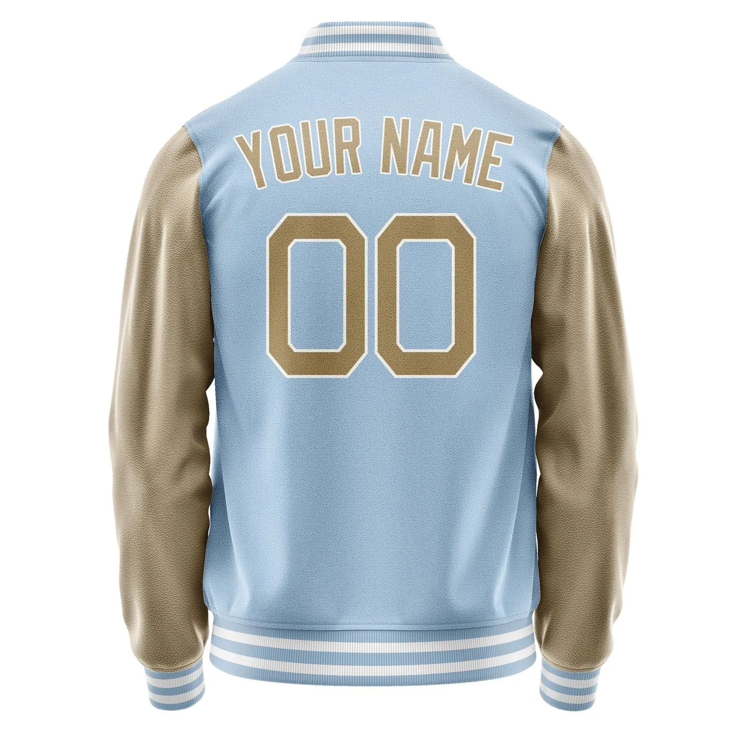 Custom Light Blue Light Khaki Jacket sold by Tailorly product image thumbnail 4