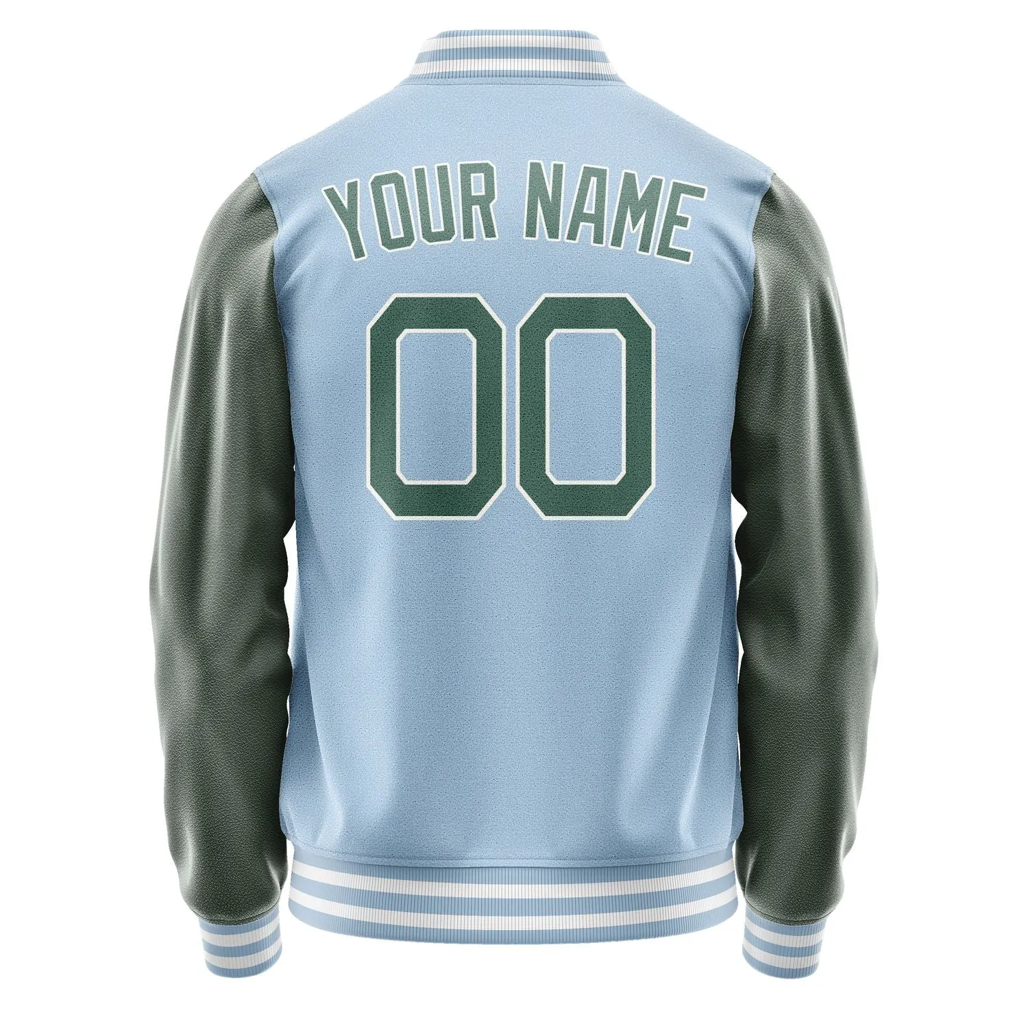 Custom Light Blue Blue Green Jacket sold by Tailorly product image thumbnail 4