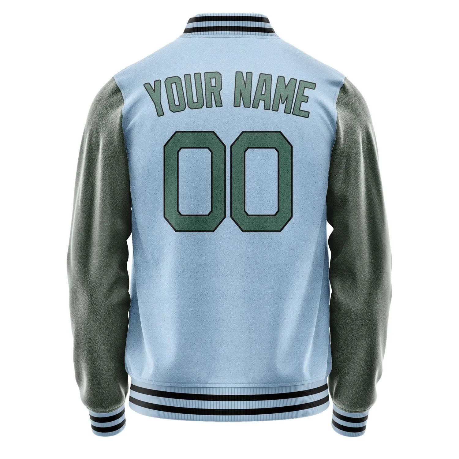 Custom Light Blue Blue Green Jacket sold by Tailorly product image thumbnail 4