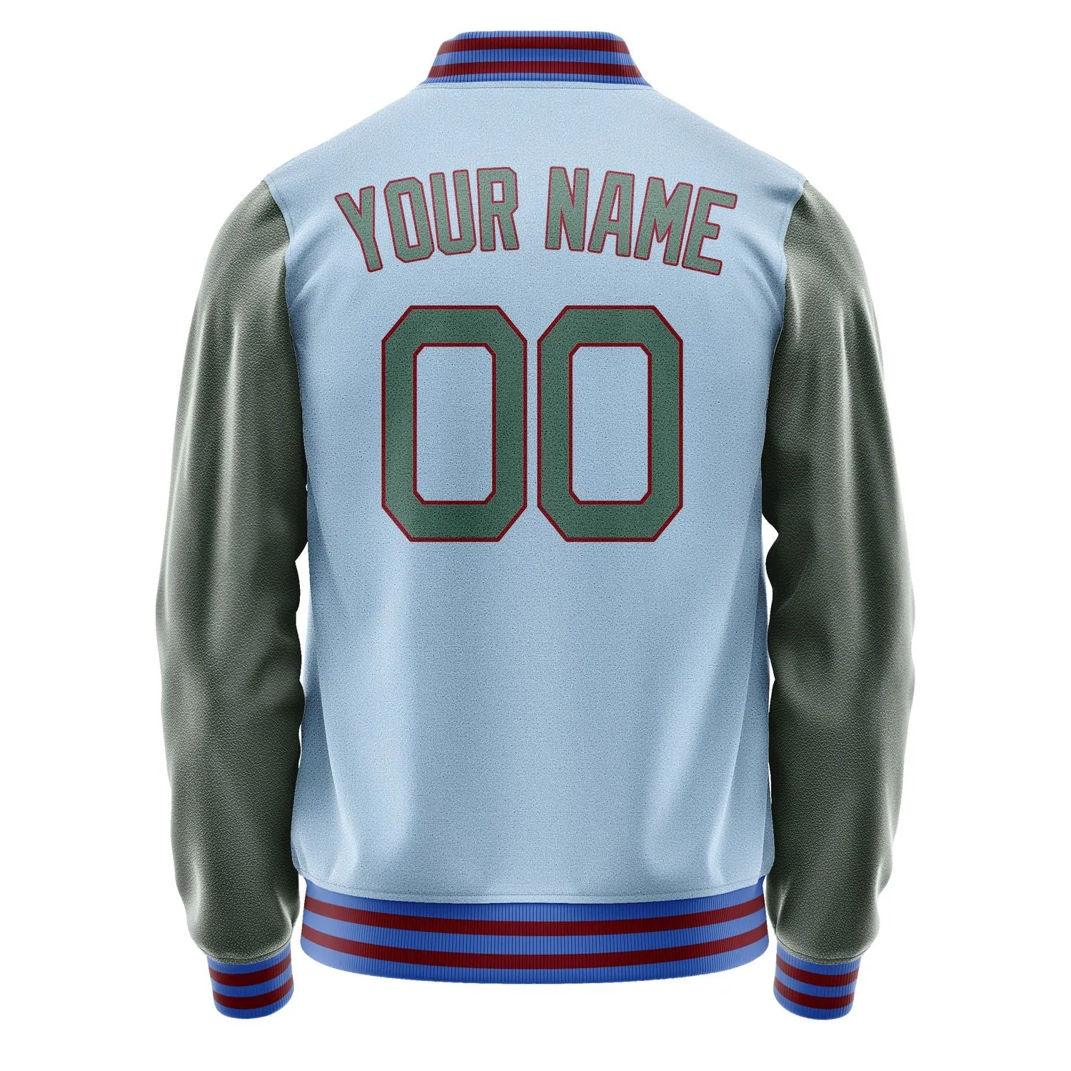 Custom Light Blue Blue Green Jacket sold by Tailorly product image thumbnail 4
