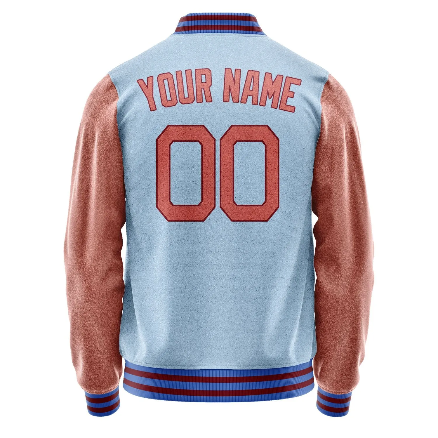 Custom Light Blue Copper Rose Jacket sold by Tailorly product image thumbnail 4