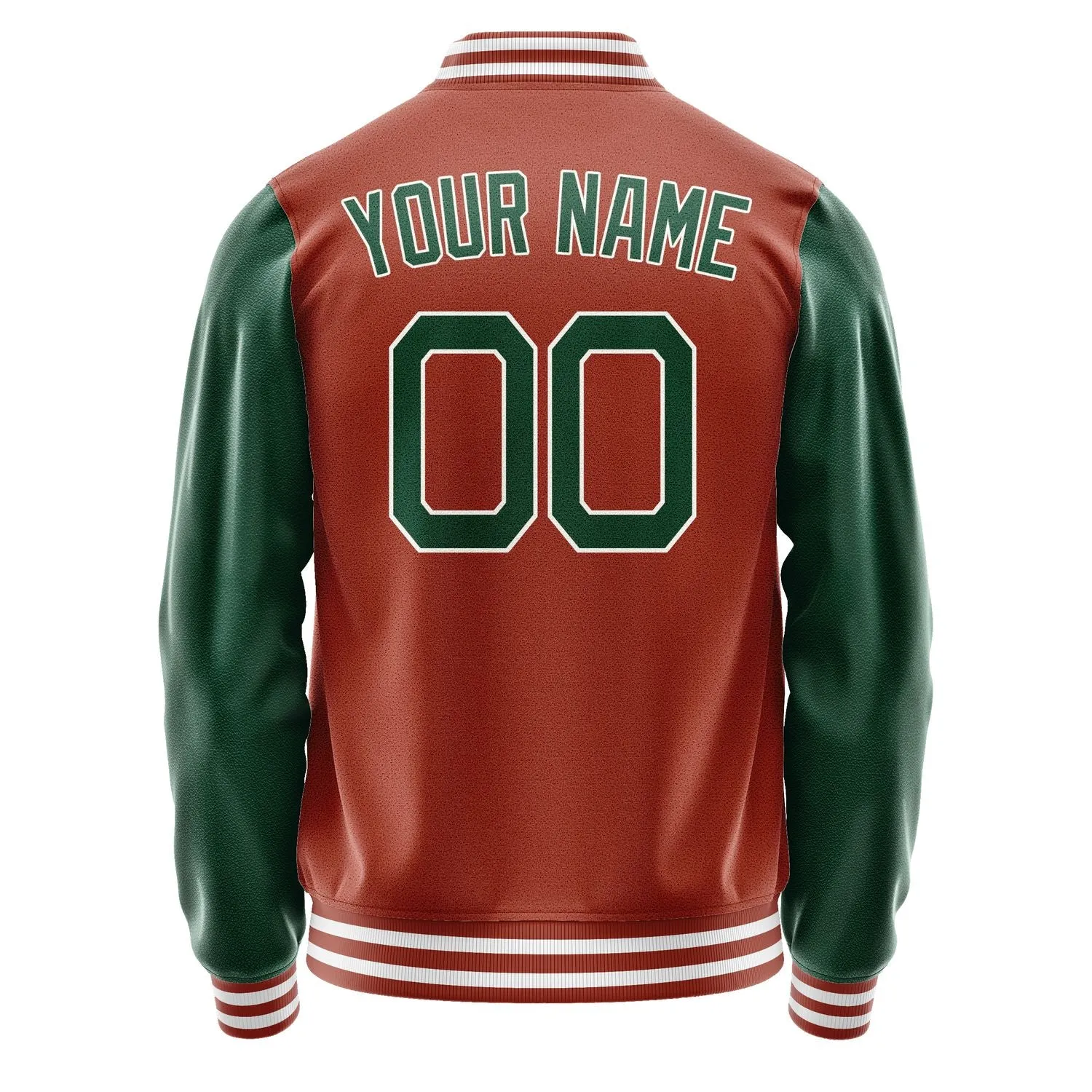 Custom Coral Red Green Jacket sold by Tailorly product image thumbnail 4