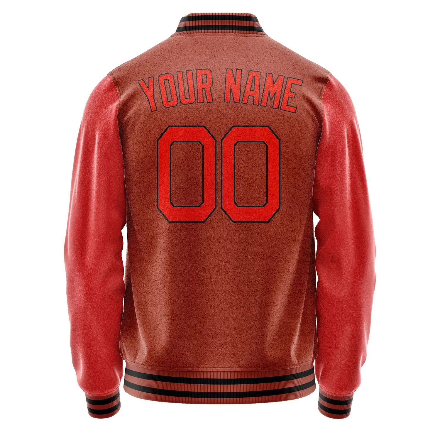 Custom Coral Red Orange Red Jacket sold by Tailorly product image thumbnail 4