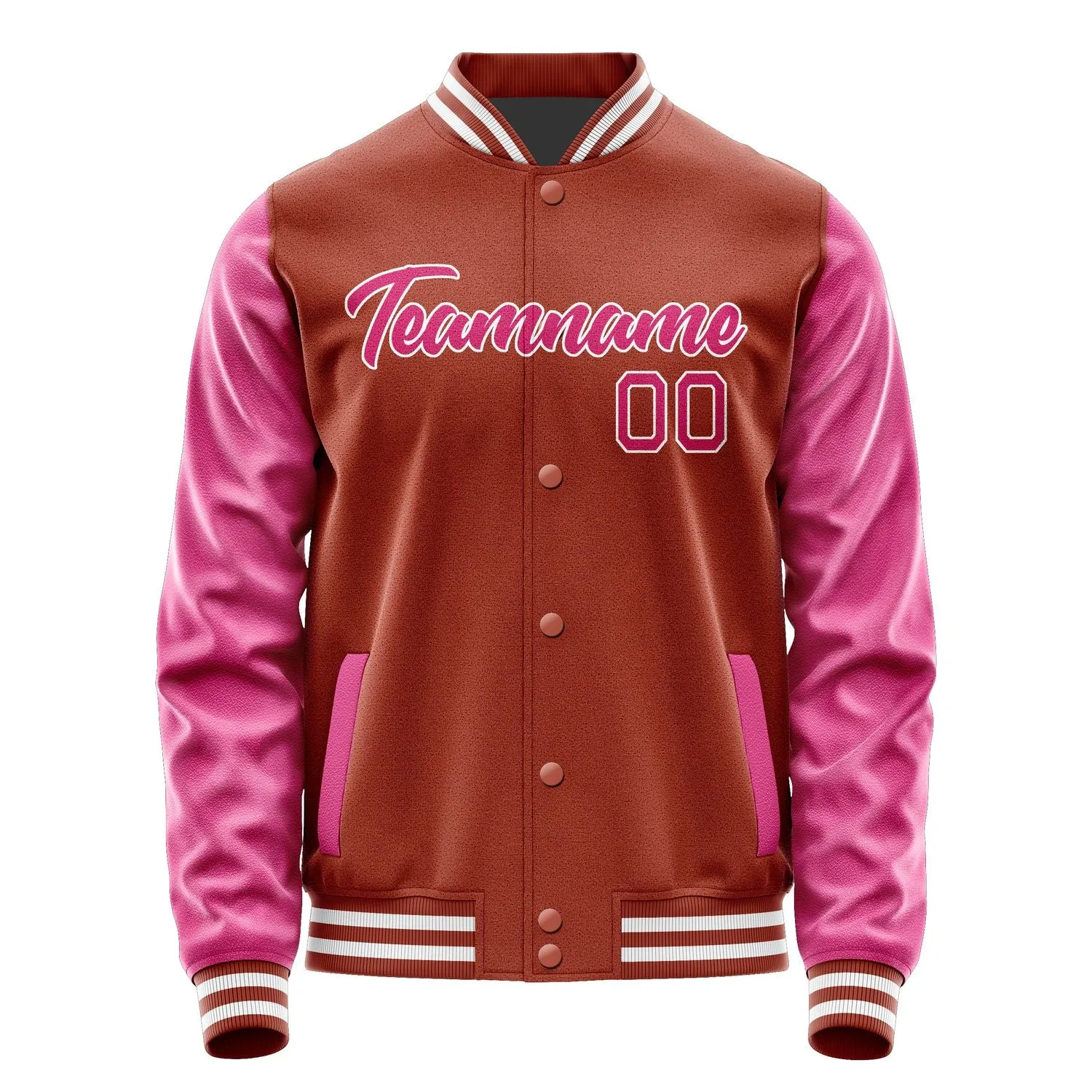 Custom Coral Red Pink Jacket sold by Tailorly product image thumbnail 2