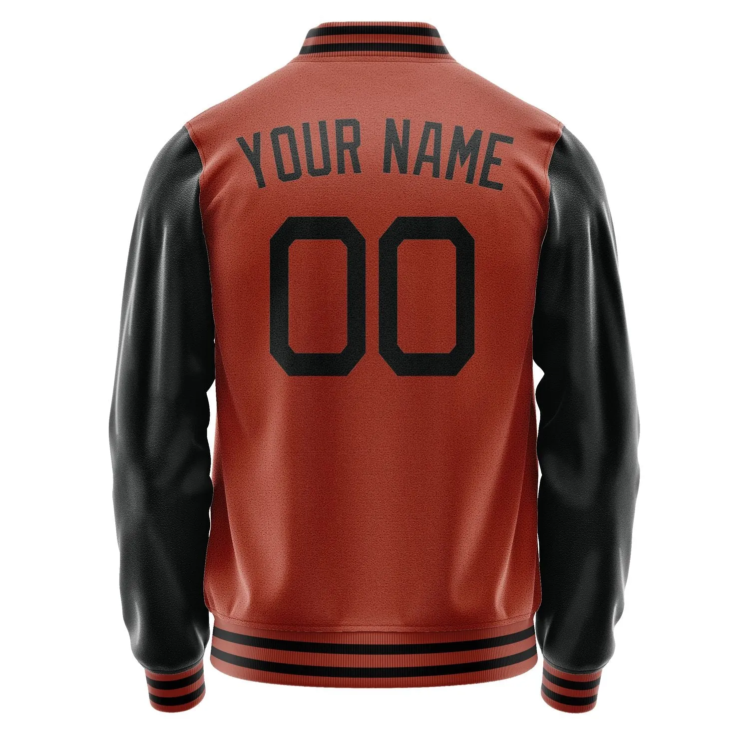 Custom Coral Red Black Jacket sold by Tailorly product image thumbnail 4