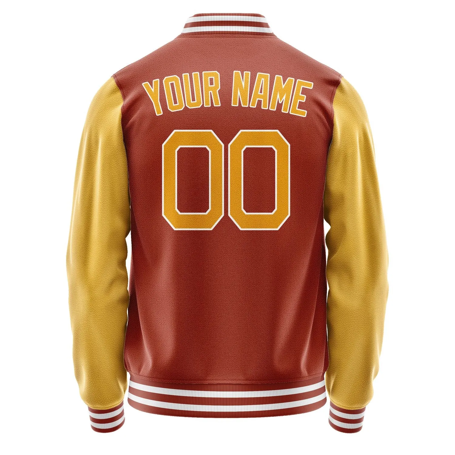 Custom Coral Red Yellow Jacket sold by Tailorly product image thumbnail 4