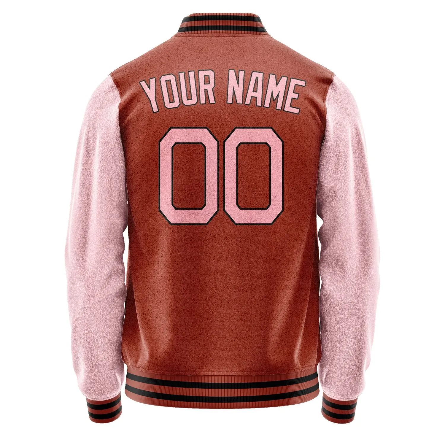 Custom Coral Red Light Pink Jacket sold by Tailorly product image thumbnail 4
