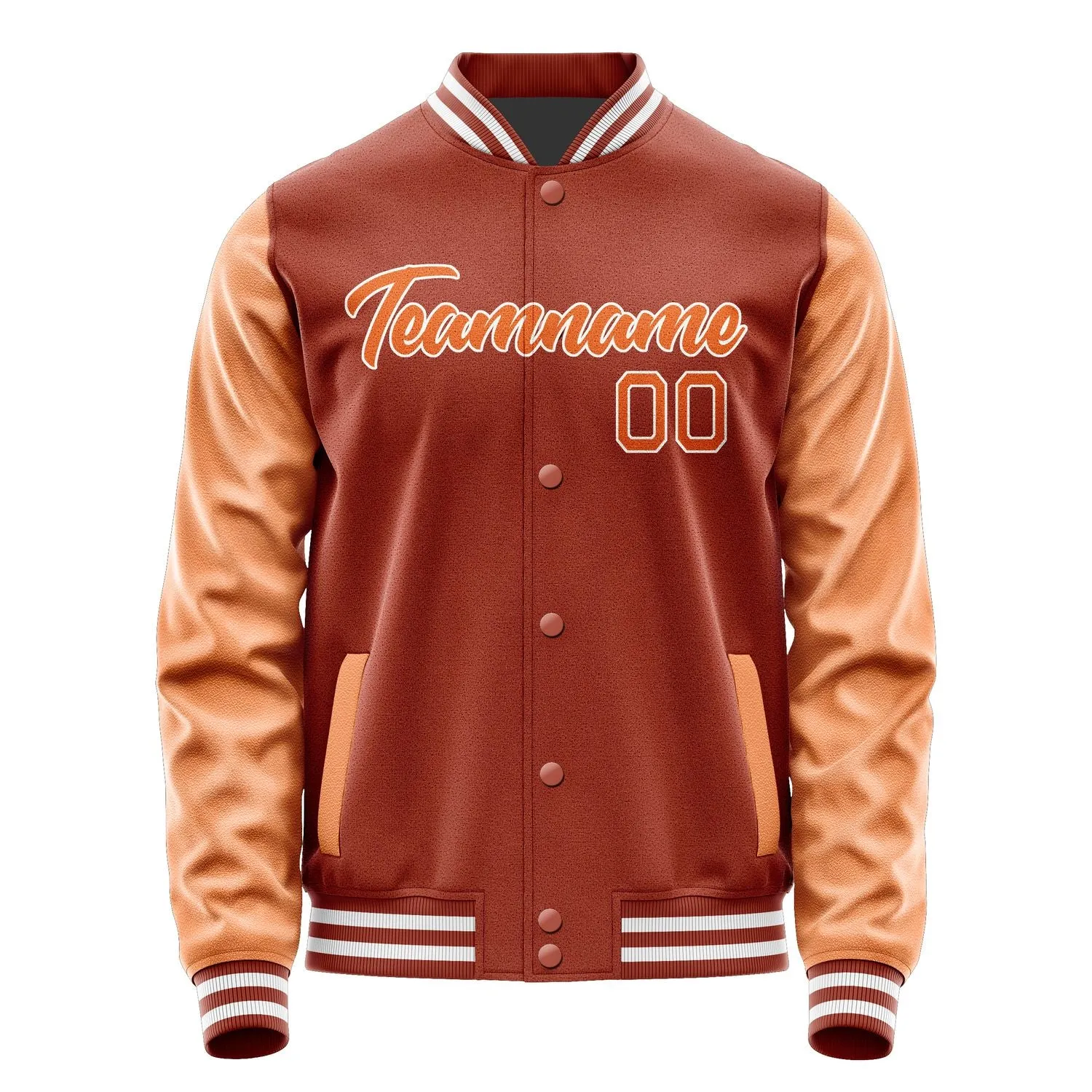 Custom Coral Red Orange Jacket sold by Tailorly product image thumbnail 2