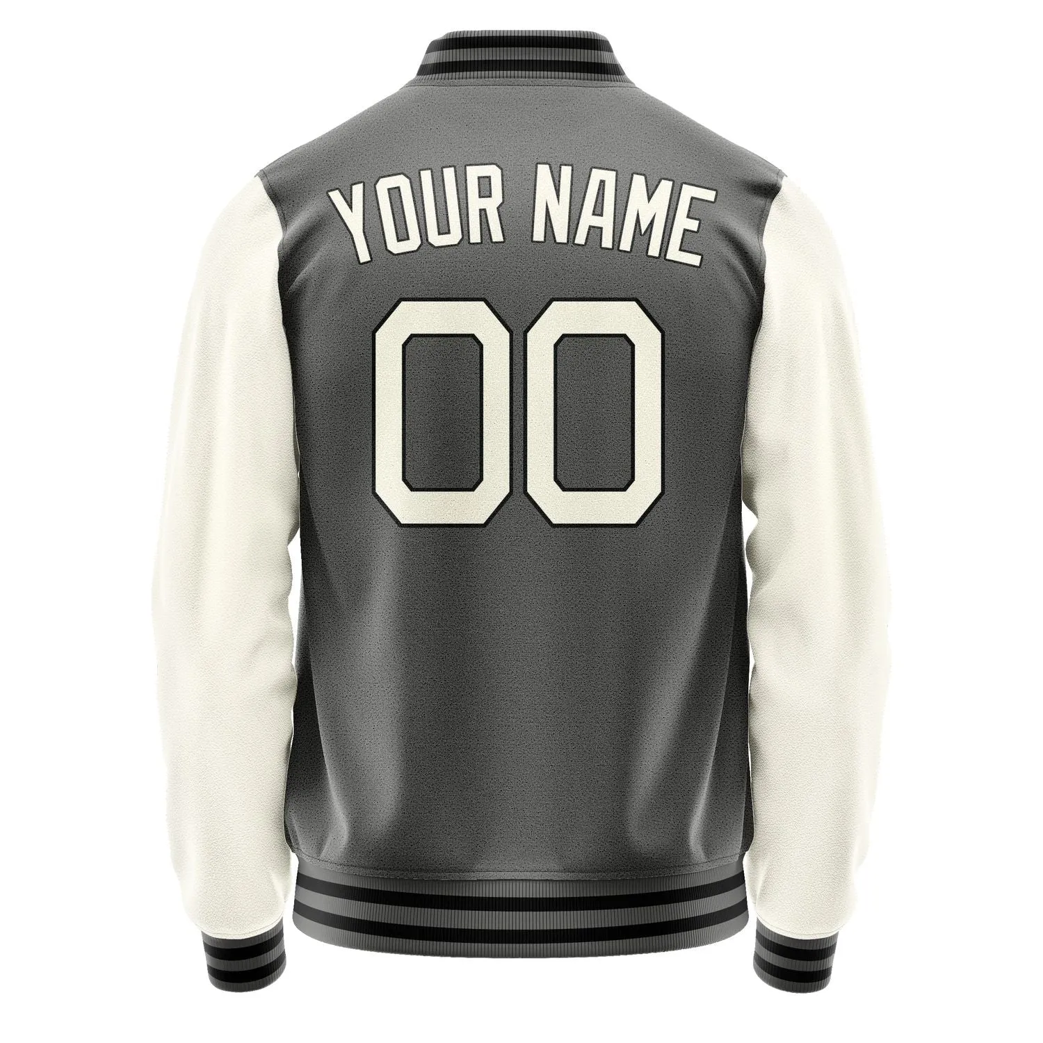 Custom Dark Grey Cream Jacket sold by Tailorly product image thumbnail 4