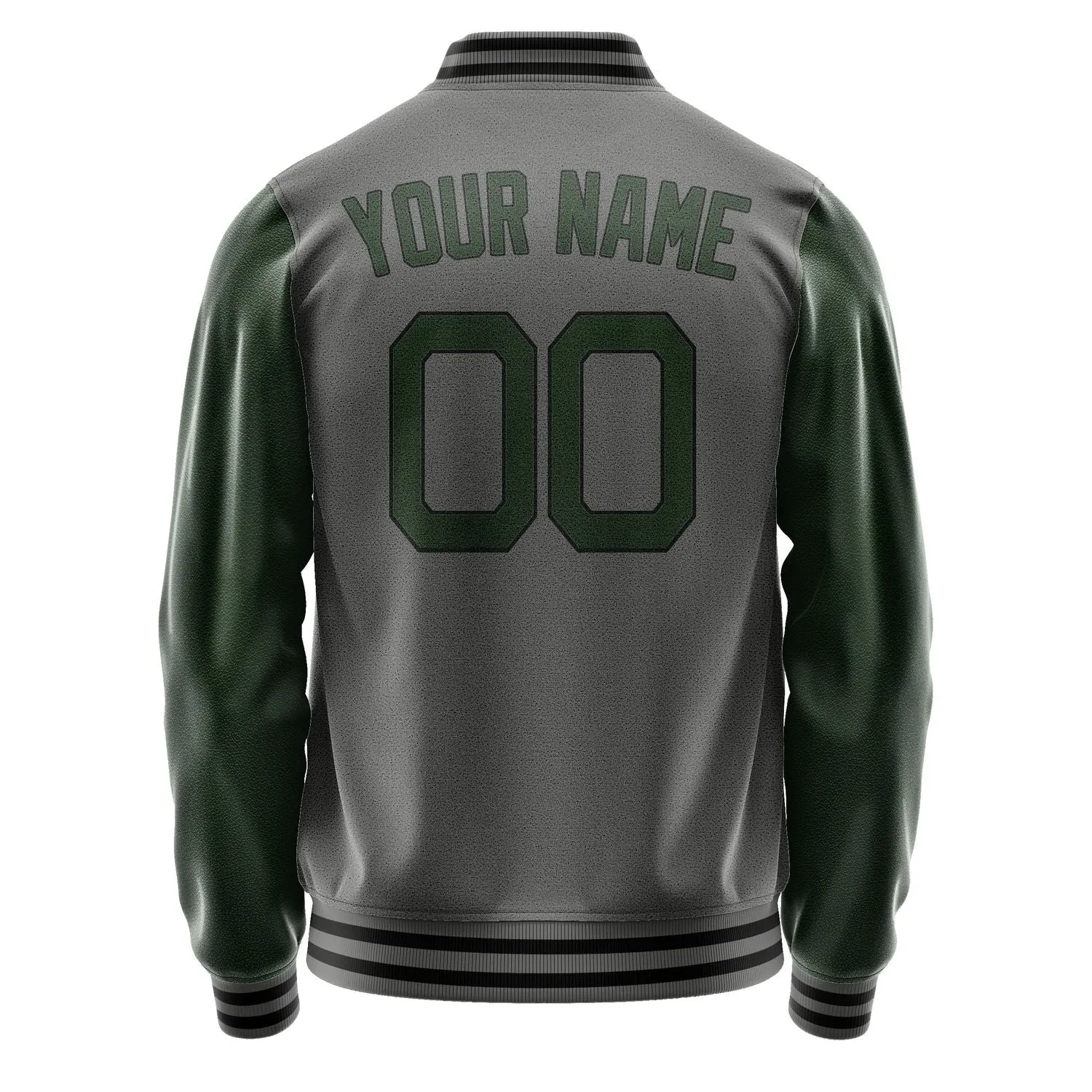 Custom Dark Grey Dark Green Jacket sold by Tailorly product image thumbnail 4