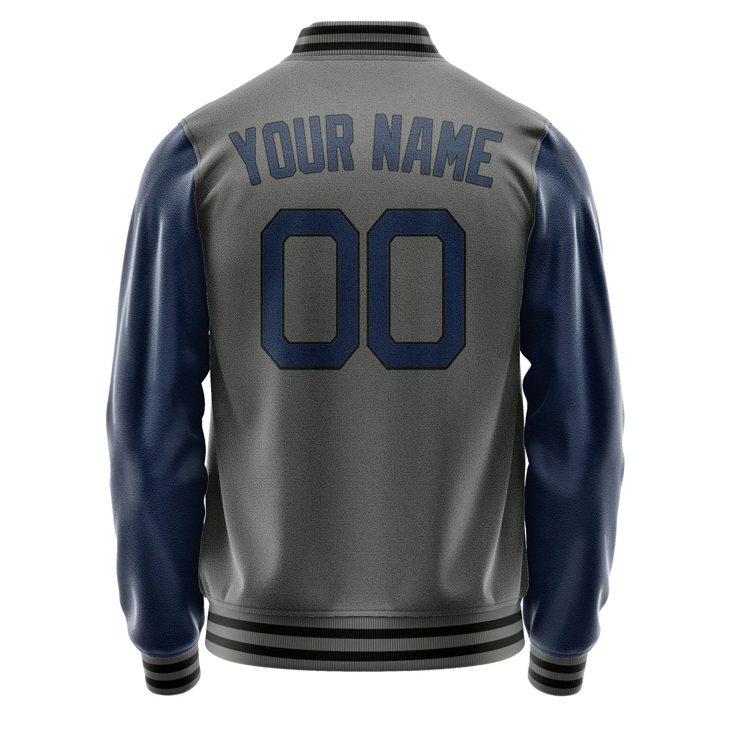 Custom Dark Grey Blue Jacket sold by Tailorly product image thumbnail 4