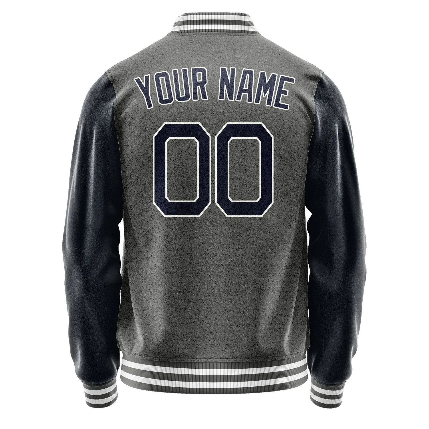 Custom Dark Grey Navy Jacket sold by Tailorly product image thumbnail 4