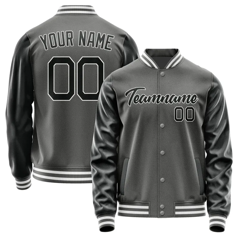 Custom Dark Grey Black Jacket sold by Tailorly