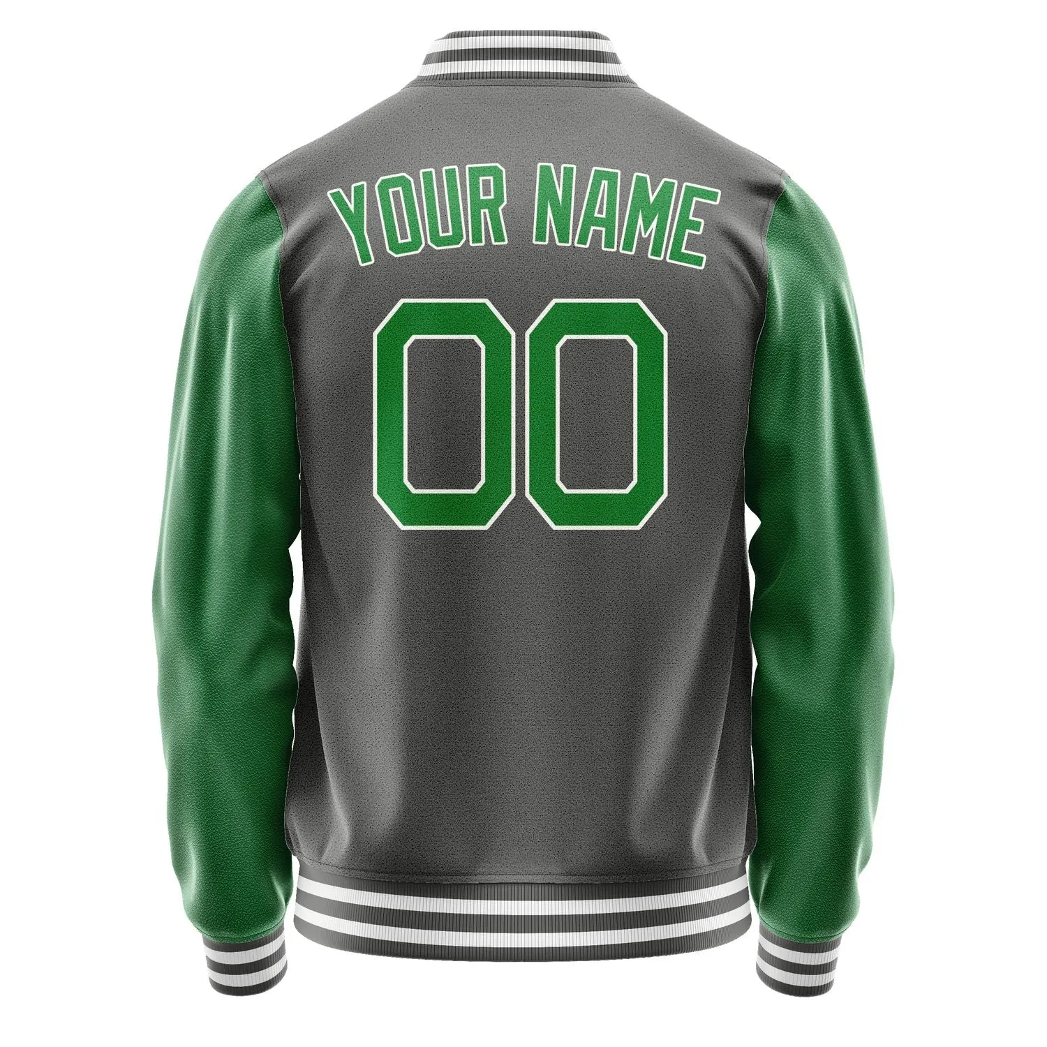 Custom Dark Grey Emerald Green Jacket sold by Tailorly product image thumbnail 4
