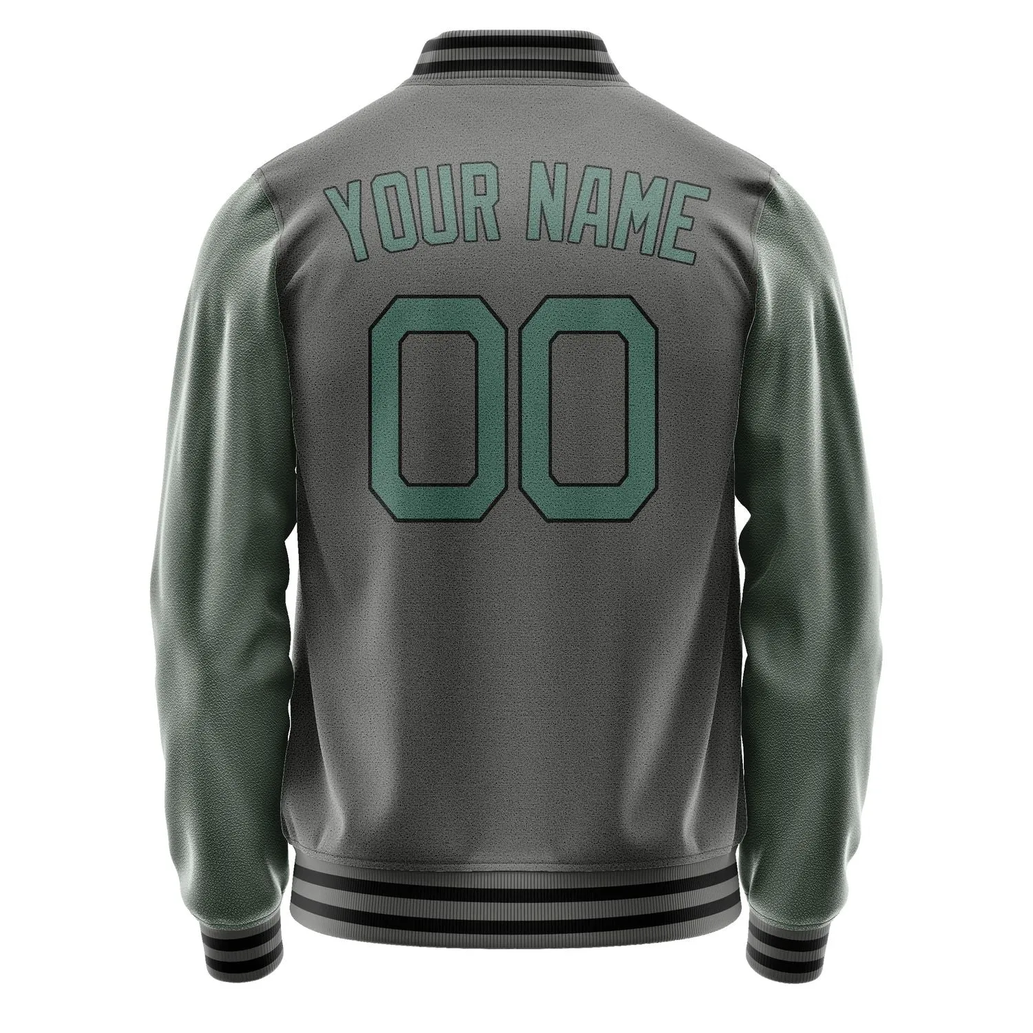 Custom Dark Grey Blue Green Jacket sold by Tailorly product image thumbnail 4