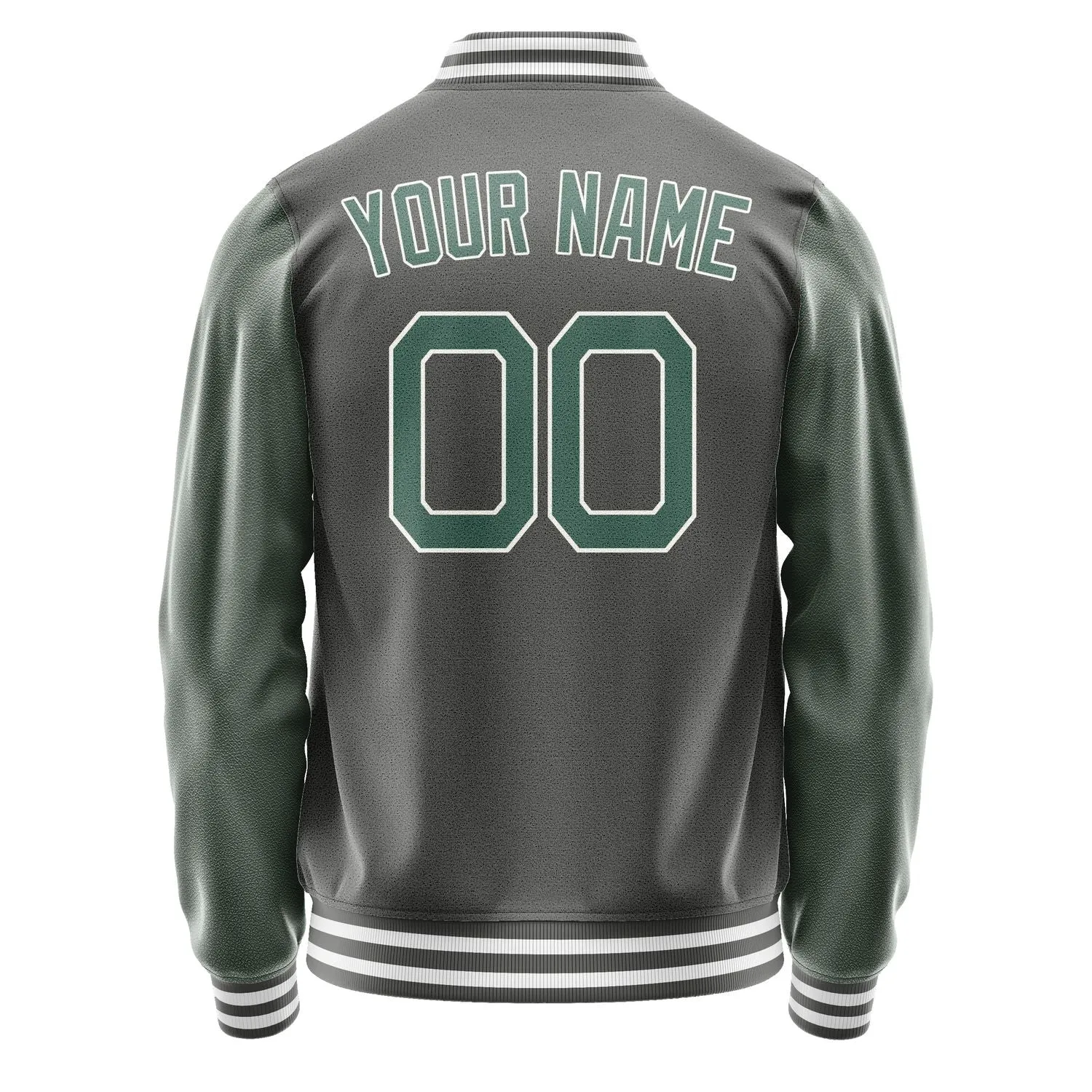 Custom Dark Grey Blue Green Jacket sold by Tailorly product image thumbnail 4