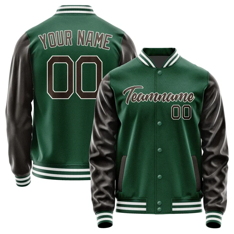 Custom Green Brown Jacket sold by Tailorly