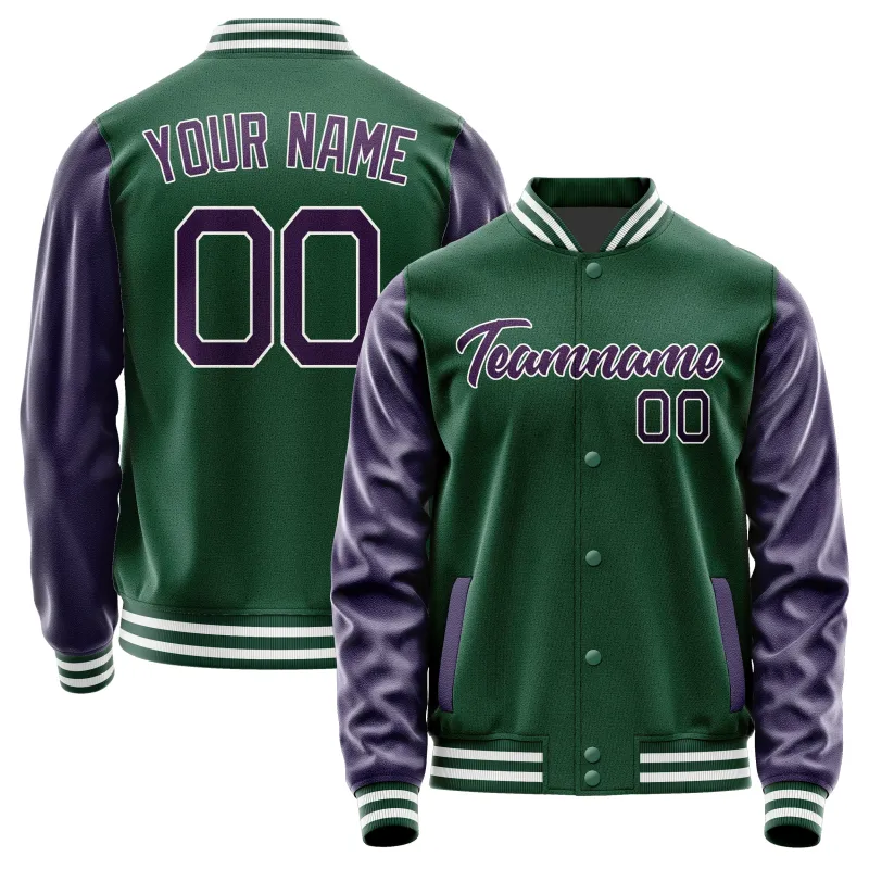 Custom Green Purple Jacket sold by Tailorly