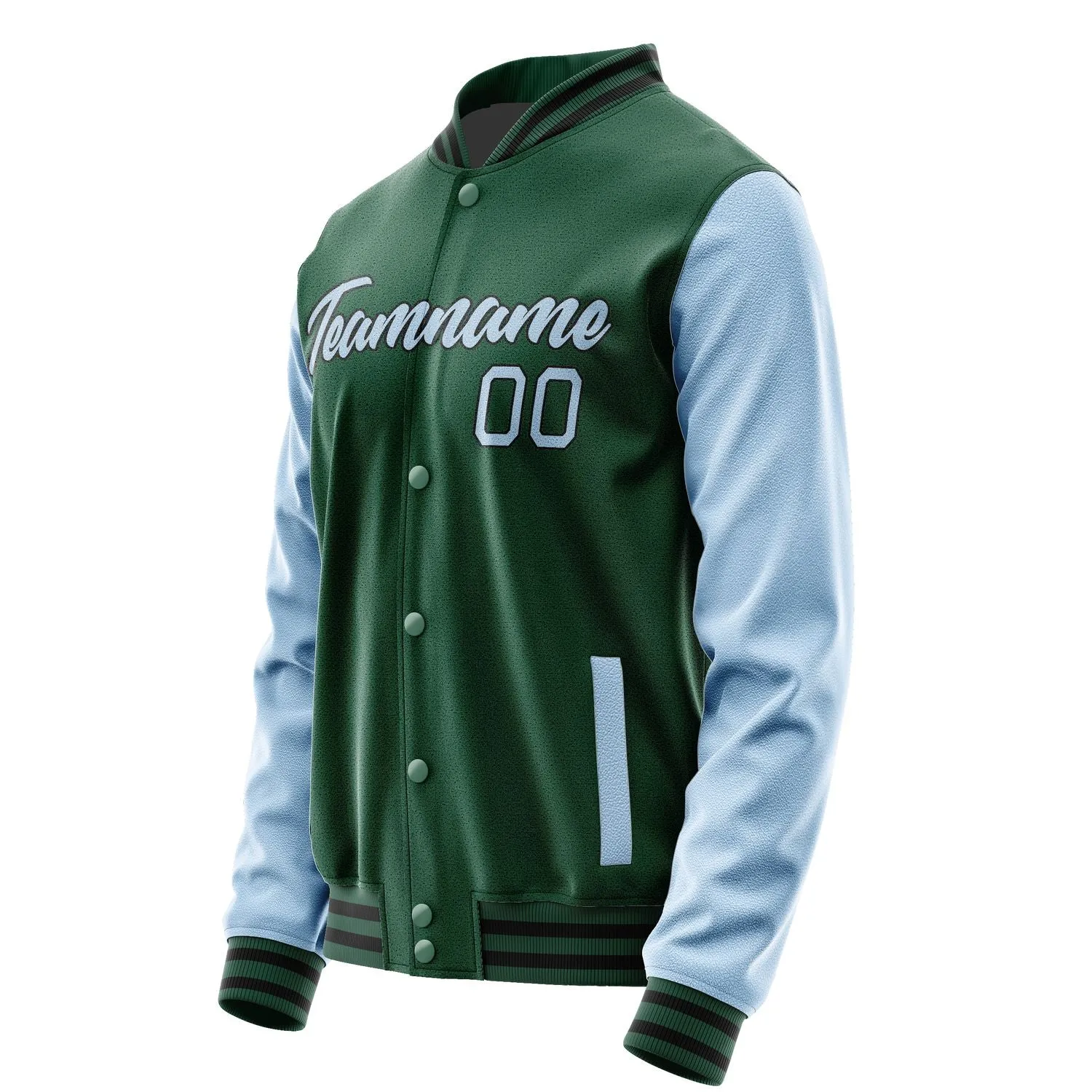 Custom Green Light Blue Jacket sold by Tailorly product image thumbnail 3