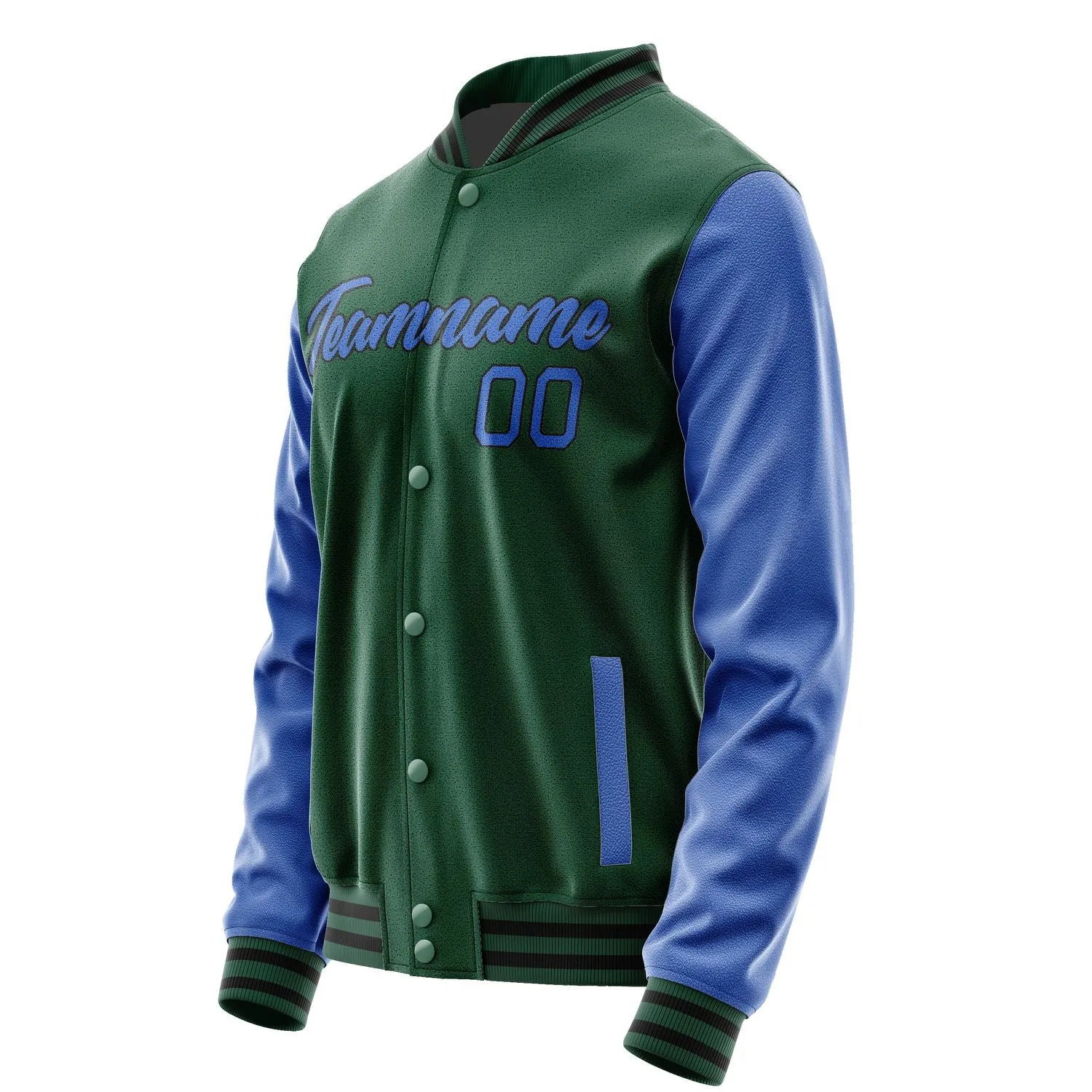 Custom Green Sky Blue Jacket sold by Tailorly product image thumbnail 3