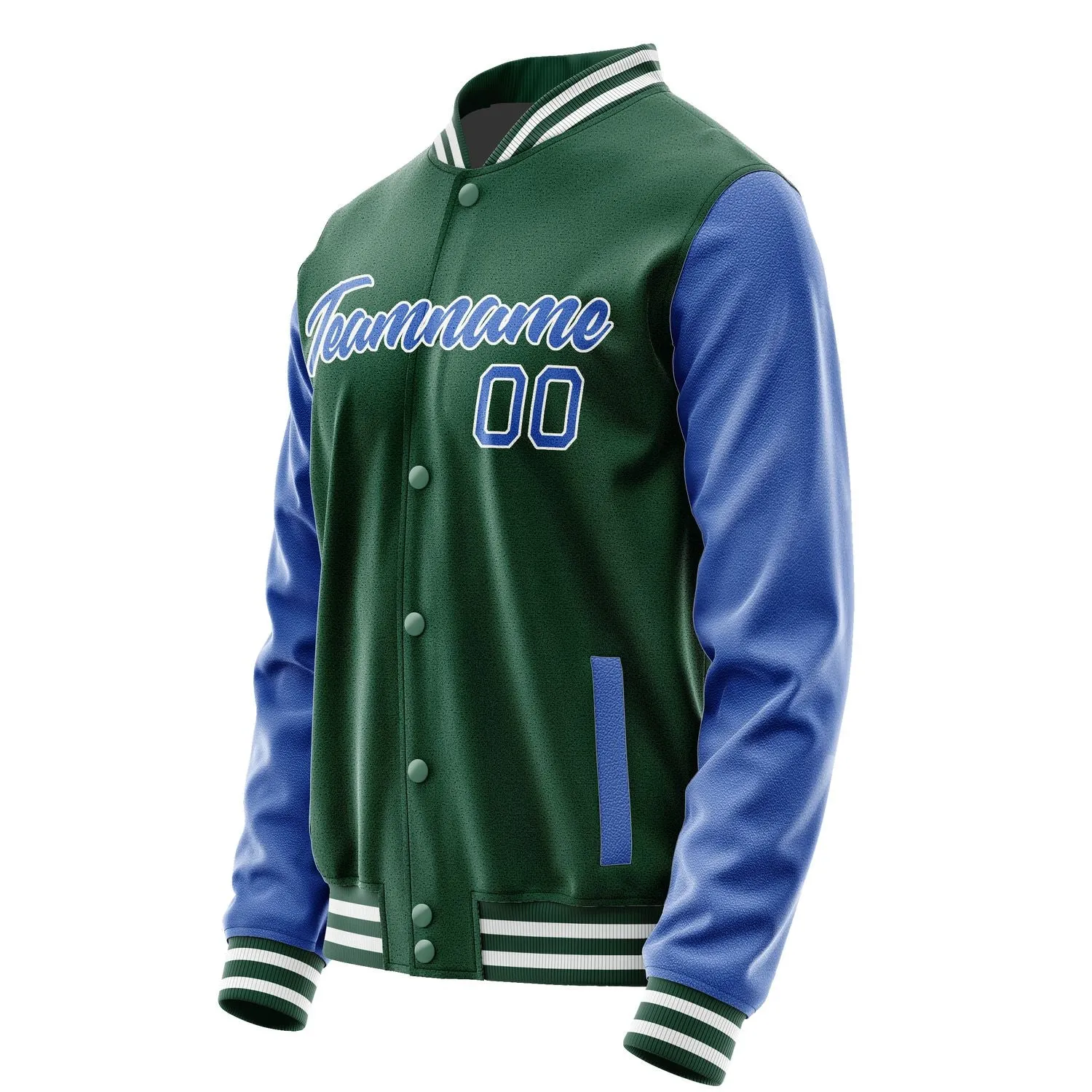 Custom Green Sky Blue Jacket sold by Tailorly product image thumbnail 3