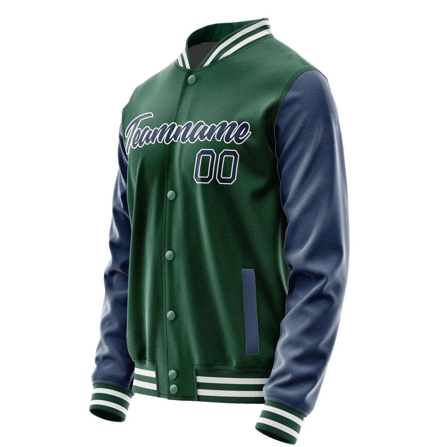 Custom Green Blue Jacket sold by Tailorly product image thumbnail 3