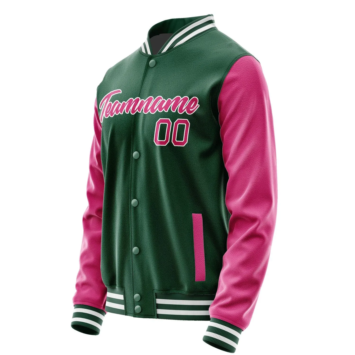 Custom Green Pink Jacket sold by Tailorly product image thumbnail 3