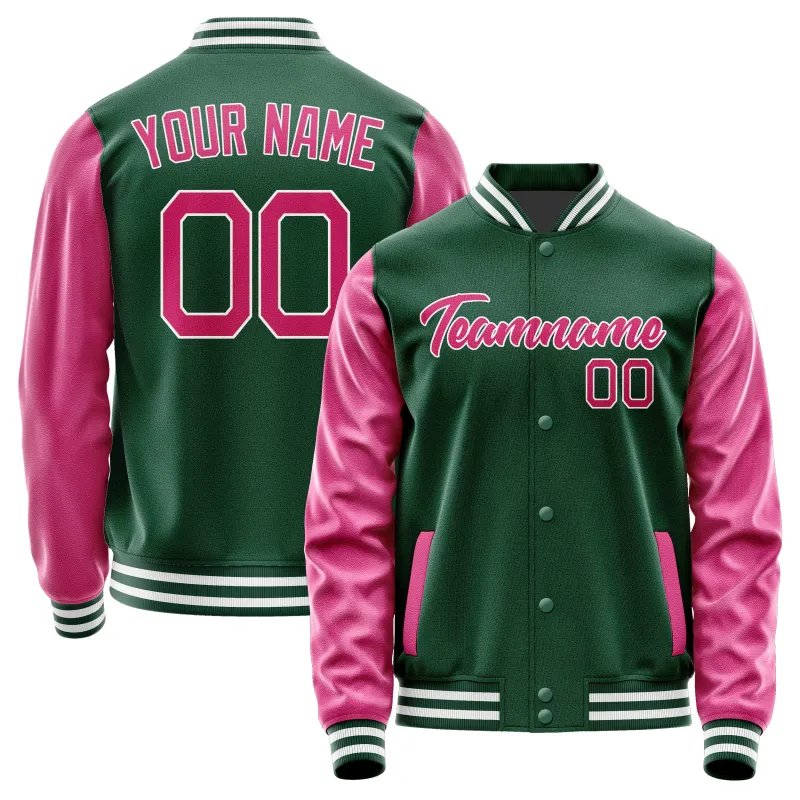Custom Green Pink Jacket sold by Tailorly