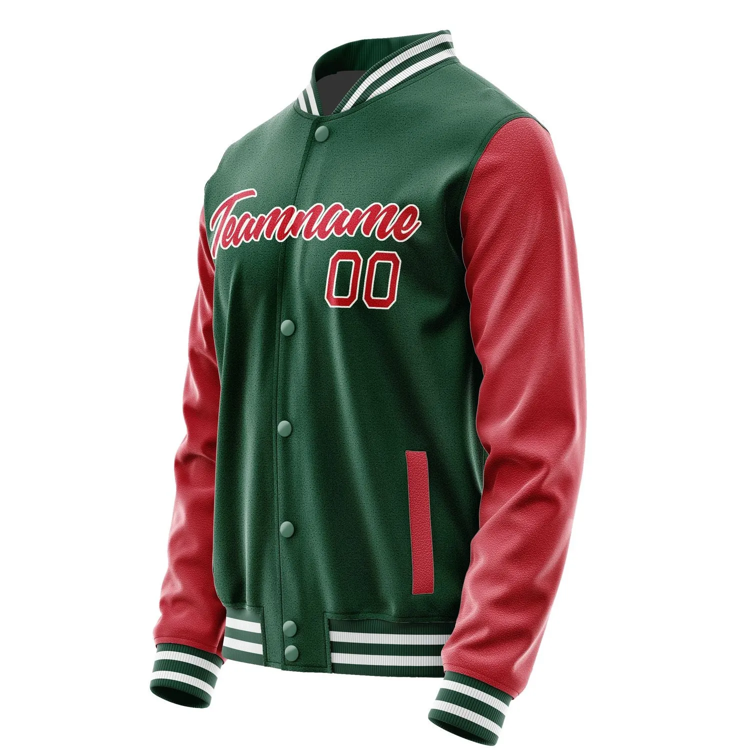 Custom Green Red Jacket sold by Tailorly product image thumbnail 3