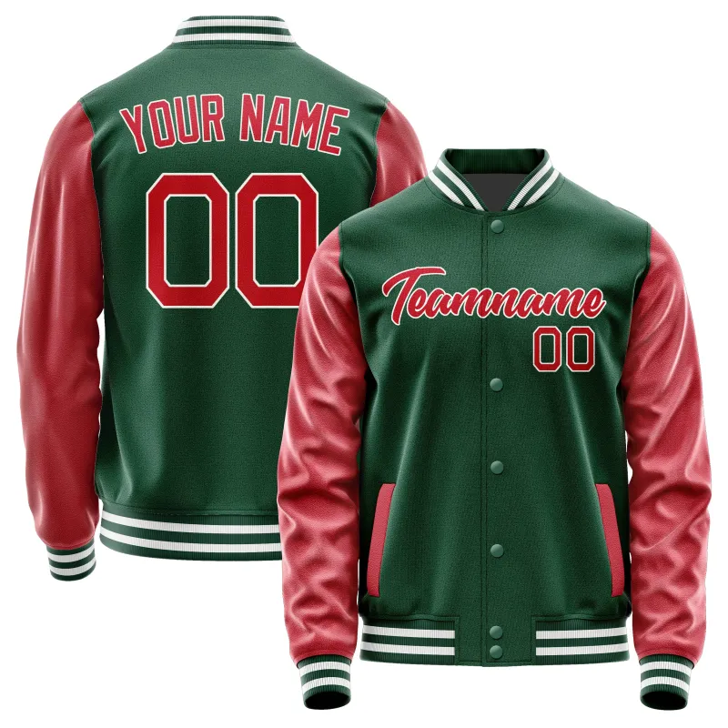 Custom Green Red Jacket sold by Tailorly