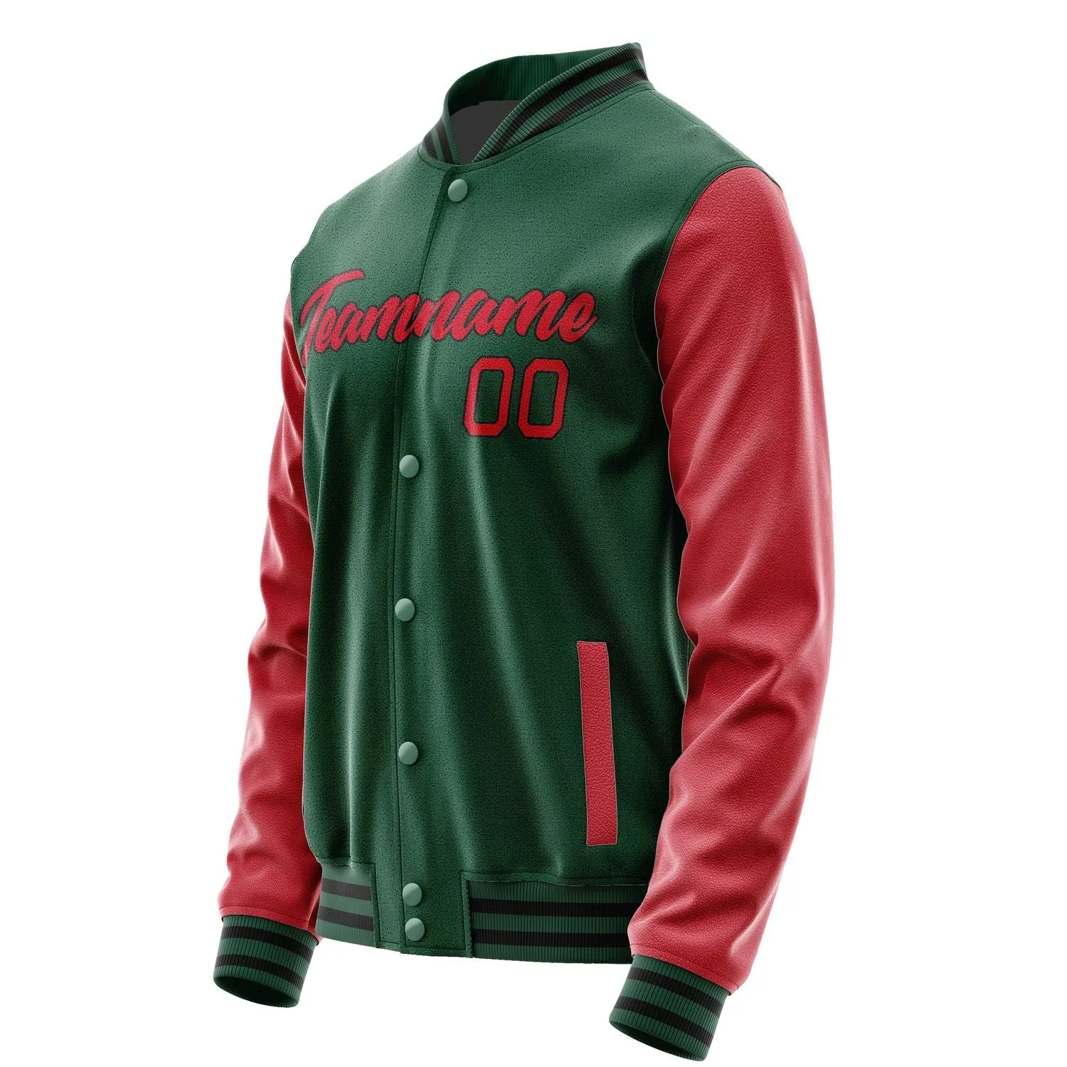 Custom Green Red Jacket sold by Tailorly product image thumbnail 3