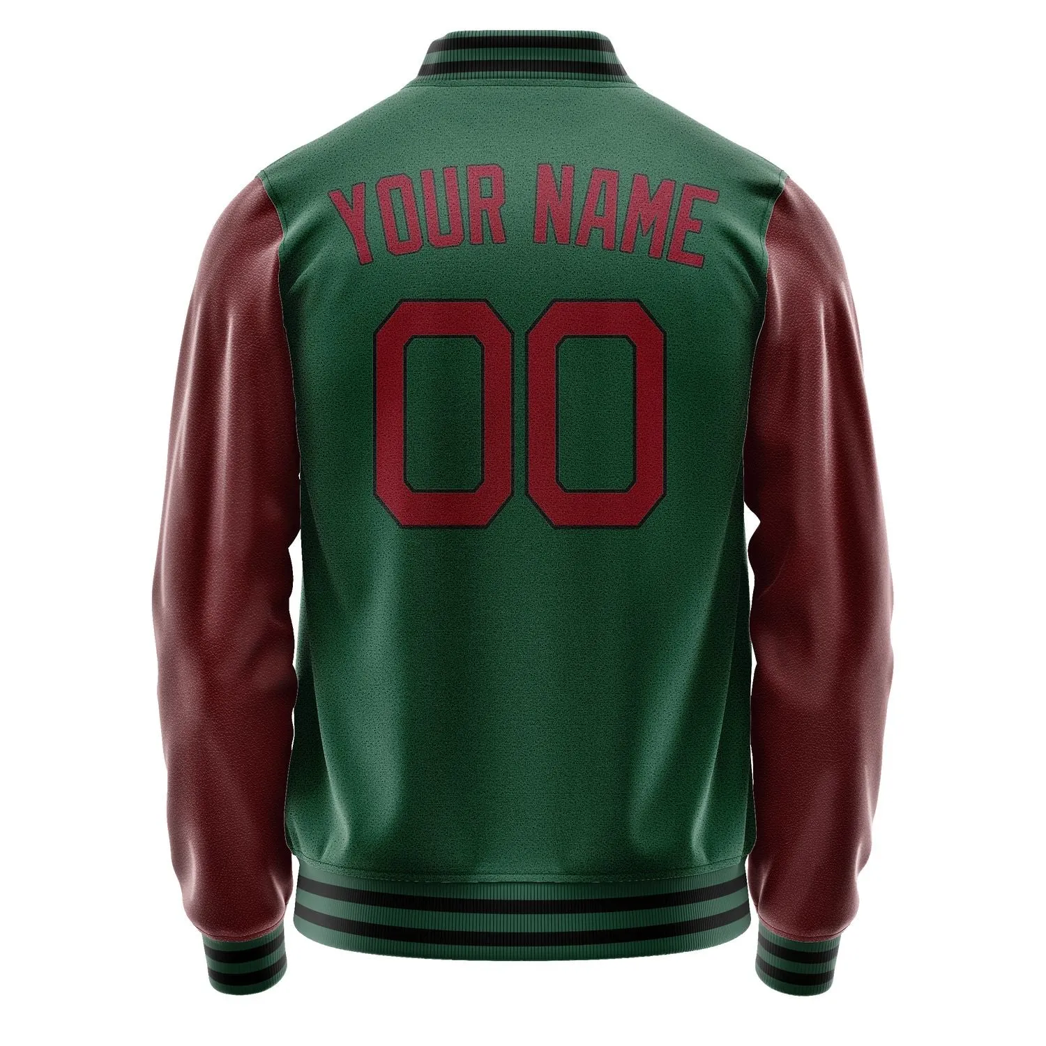 Custom Green Crimson Red Jacket sold by Tailorly product image thumbnail 4
