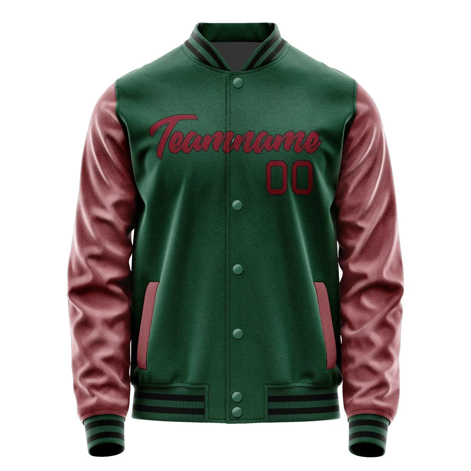 Custom Green Crimson Red Jacket sold by Tailorly product image thumbnail 2