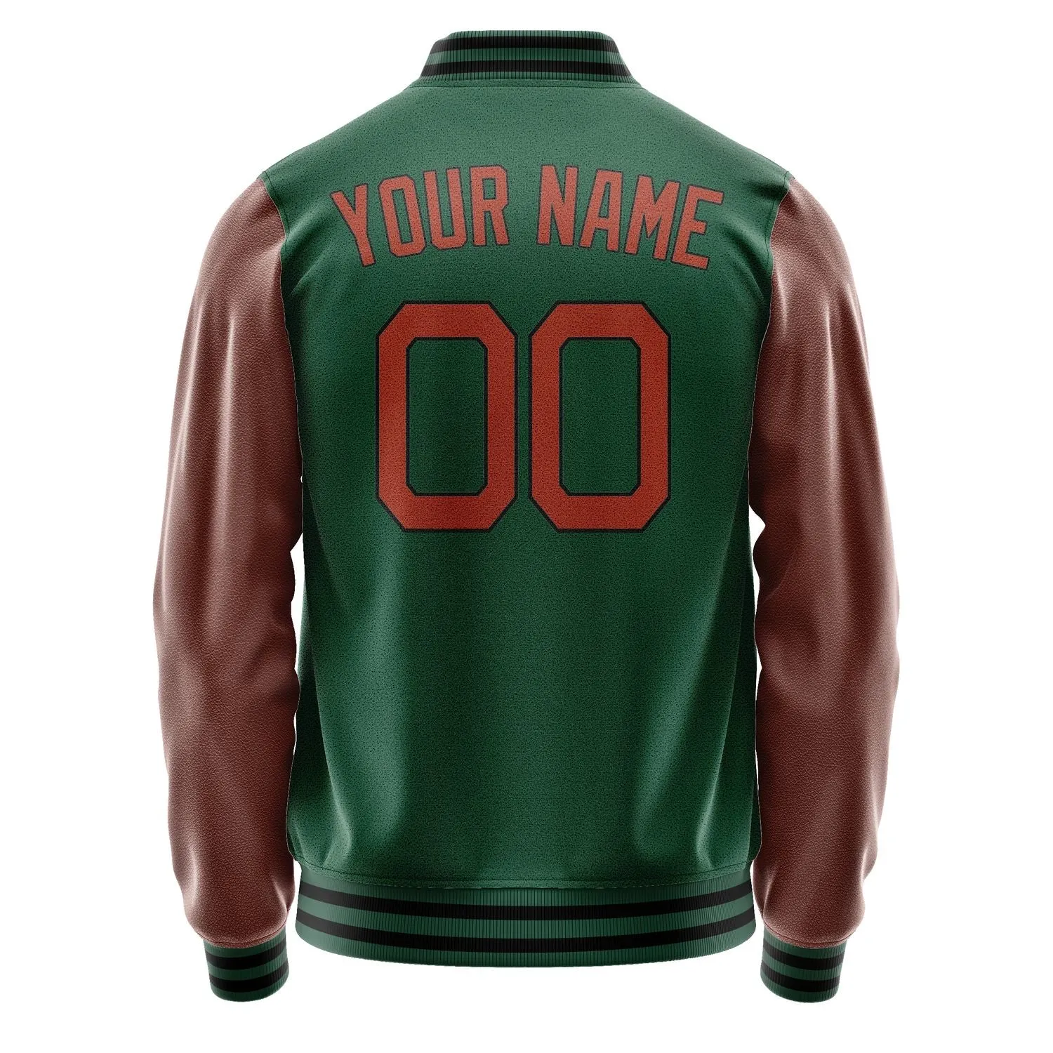 Custom Green Coral Red Jacket sold by Tailorly product image thumbnail 4