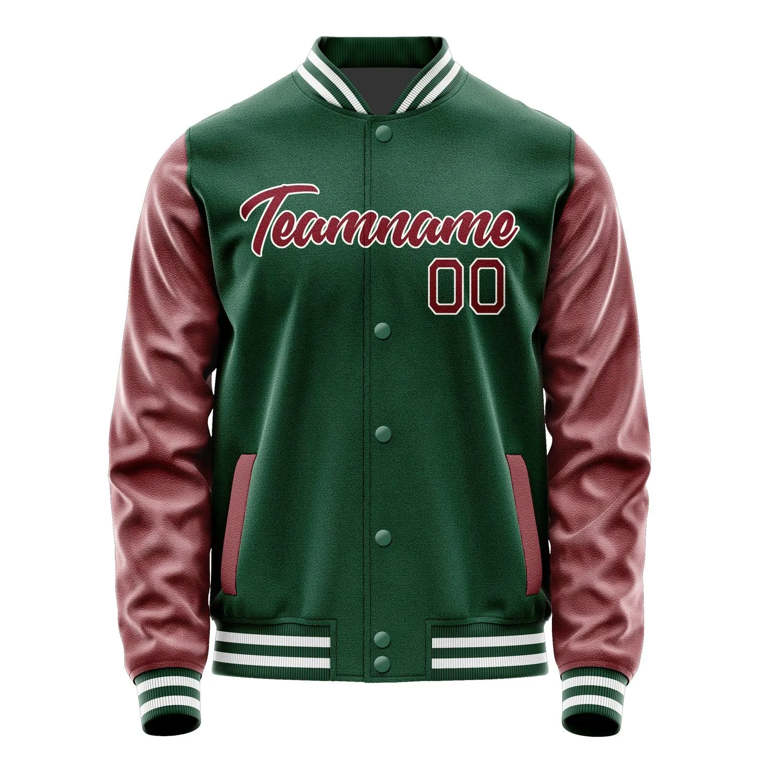 Custom Green Crimson Red Jacket sold by Tailorly product image thumbnail 2