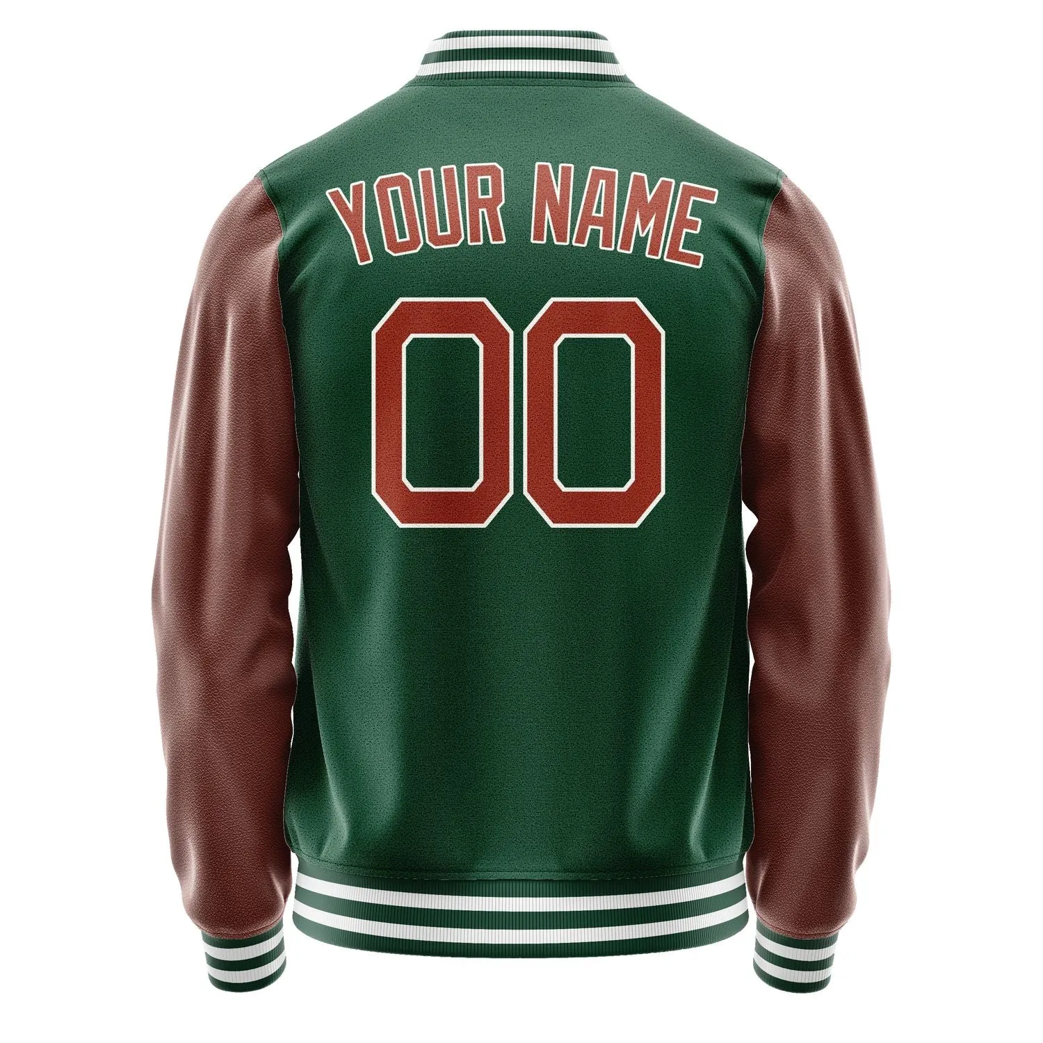 Custom Green Coral Red Jacket sold by Tailorly product image thumbnail 4