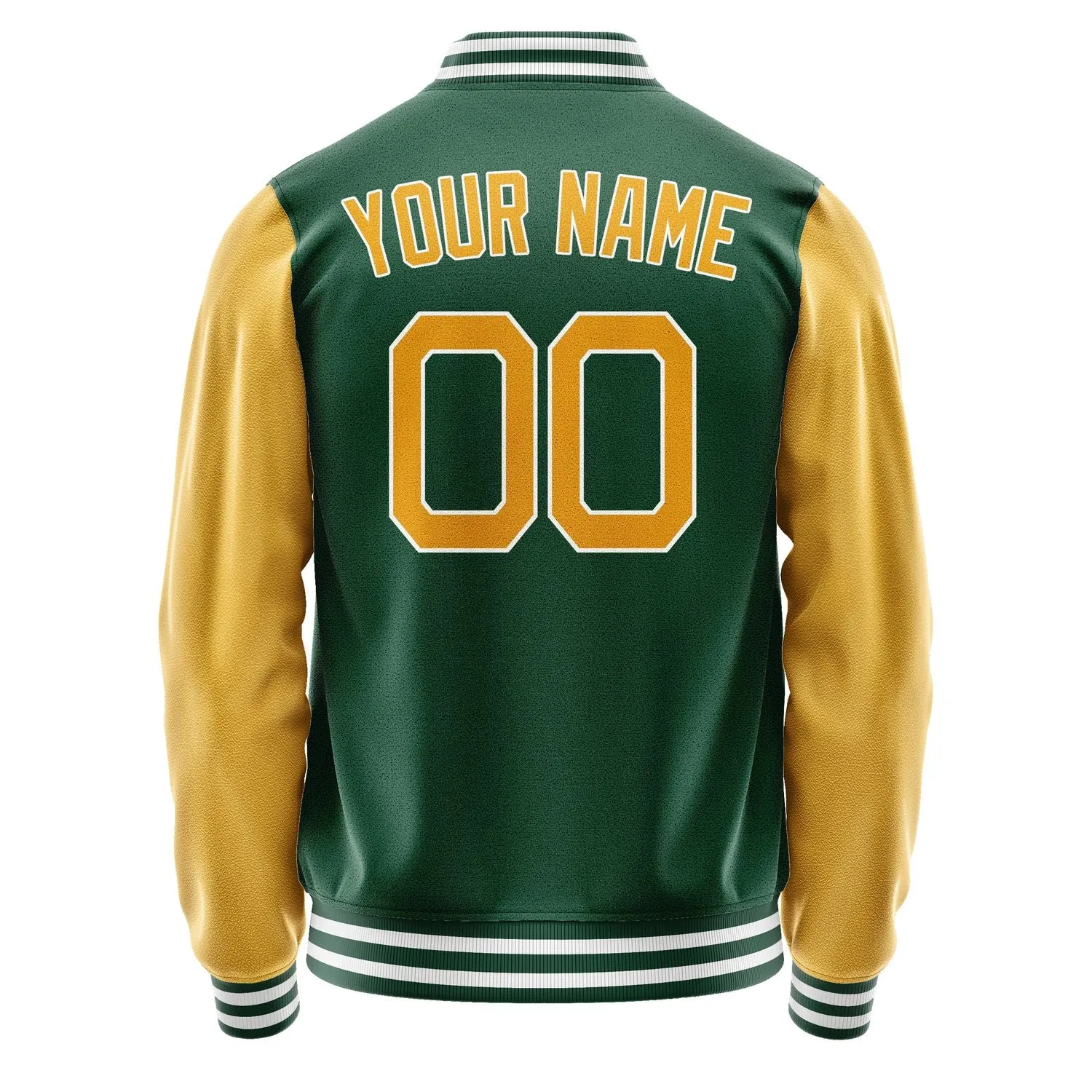 Custom Green Yellow Jacket sold by Tailorly product image thumbnail 4